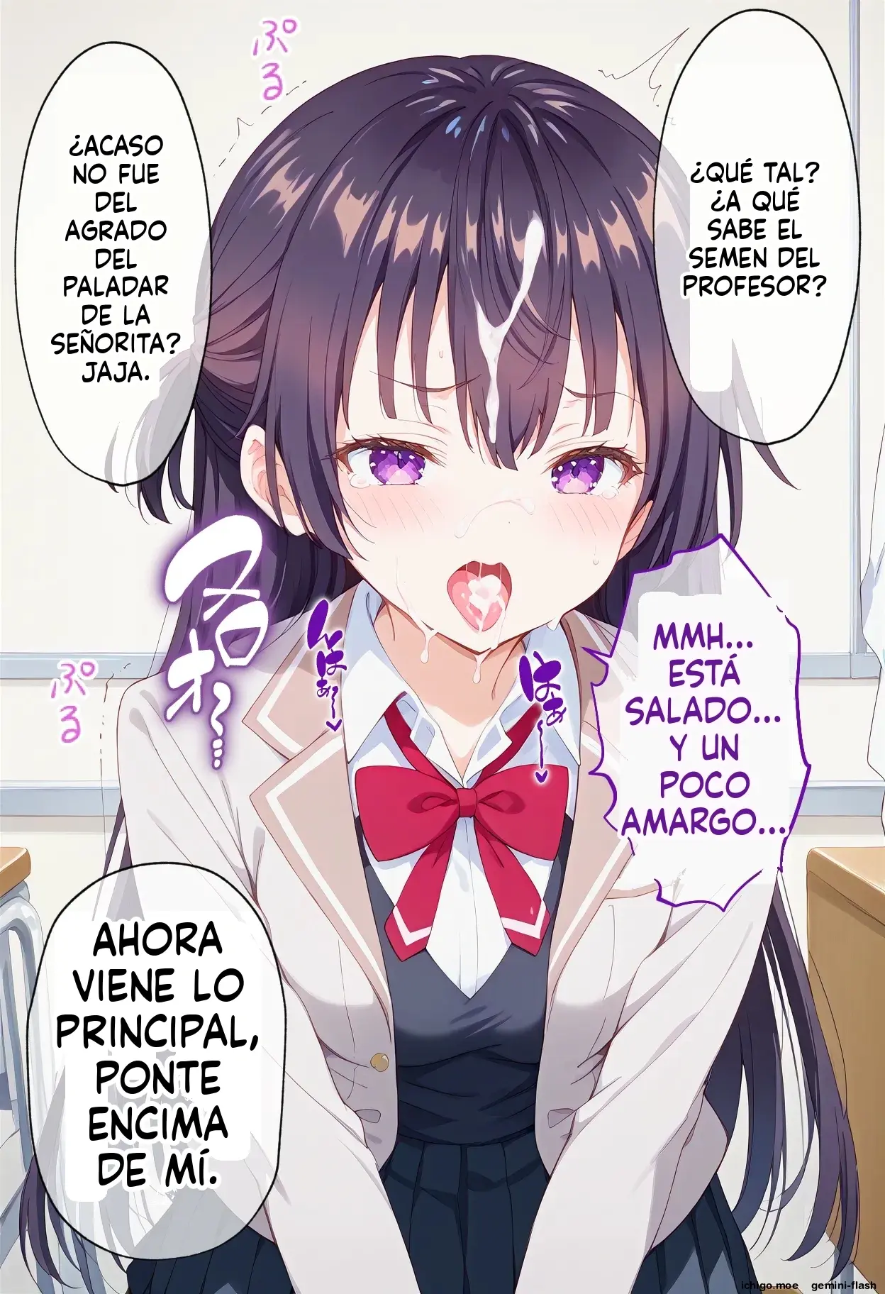Cuii Choukyou Sareta Seito Kai Zenin Netorare Haramase (Spanish) MTL capítulo 1 página 40
