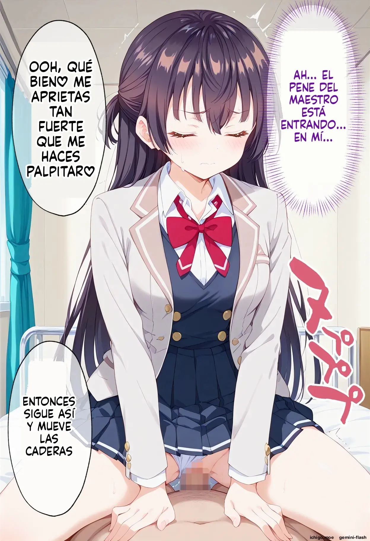 Cuii Choukyou Sareta Seito Kai Zenin Netorare Haramase (Spanish) MTL capítulo 1 página 42