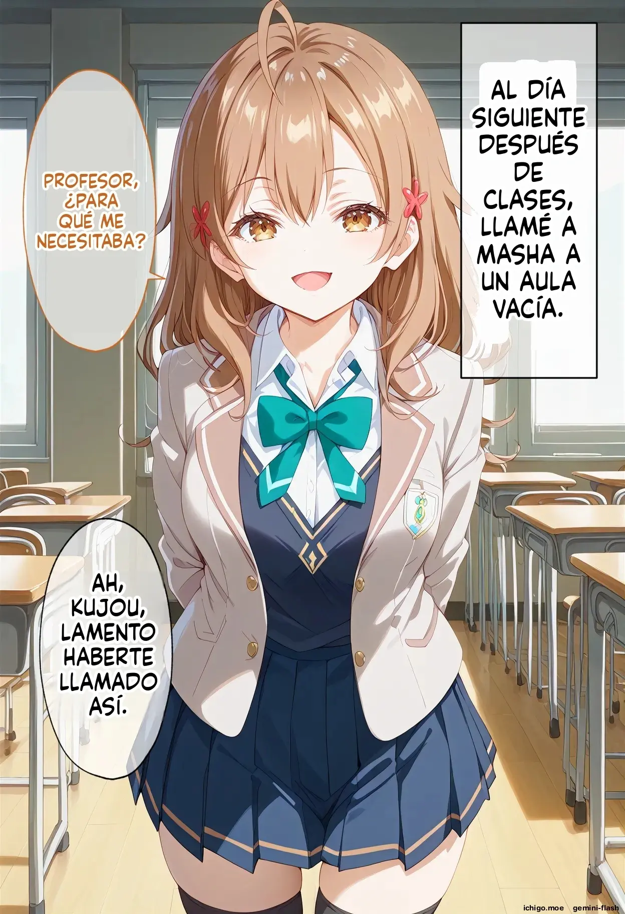 Cuii Choukyou Sareta Seito Kai Zenin Netorare Haramase (Spanish) MTL capítulo 1 página 49