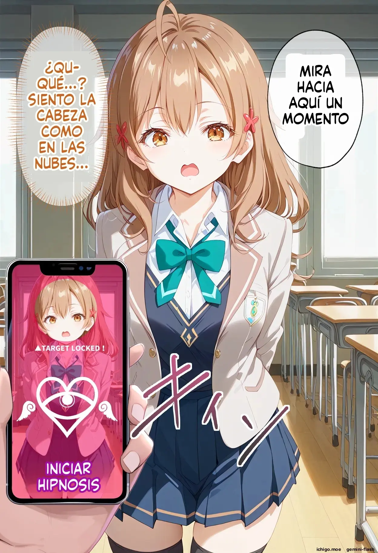 Cuii Choukyou Sareta Seito Kai Zenin Netorare Haramase (Spanish) MTL capítulo 1 página 51