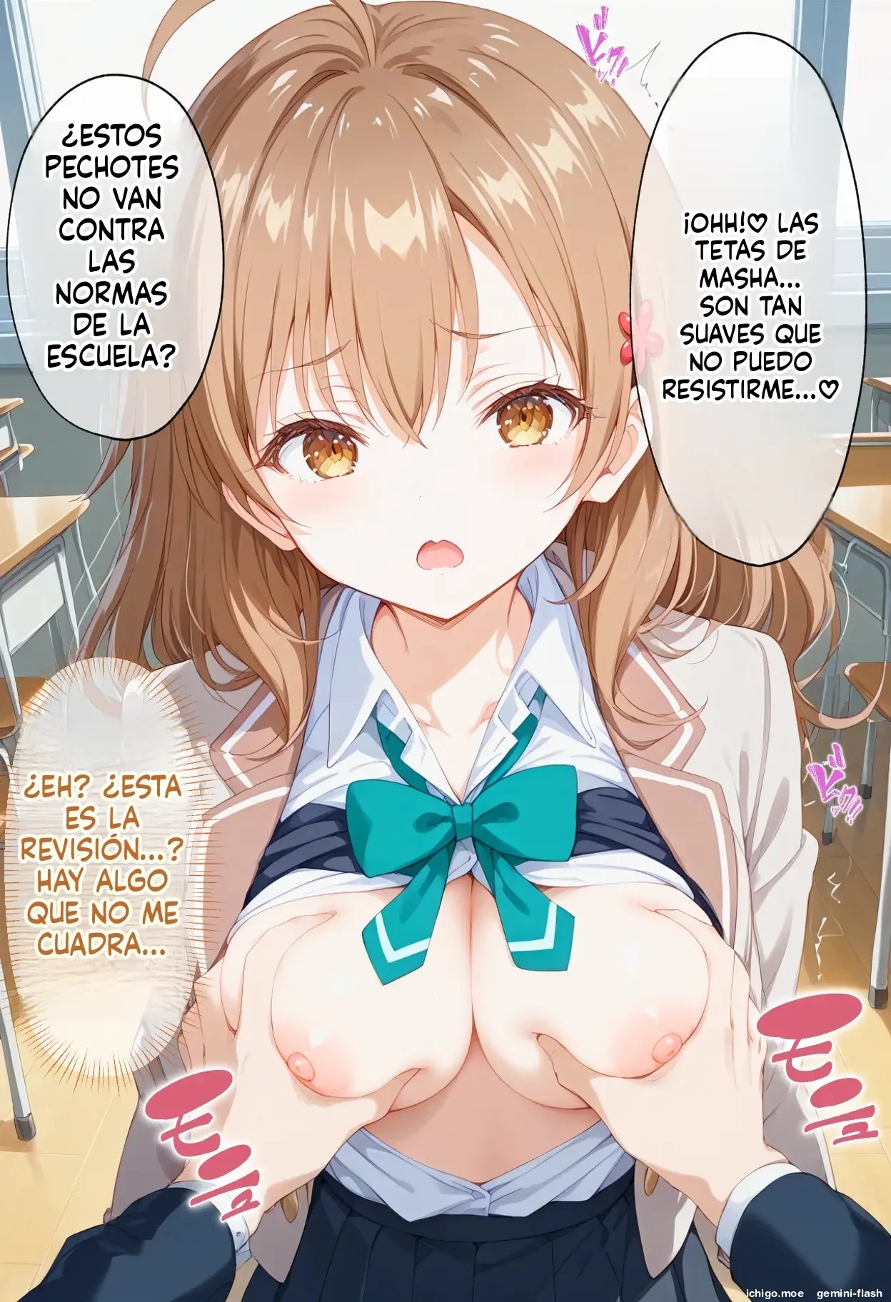 Cuii Choukyou Sareta Seito Kai Zenin Netorare Haramase (Spanish) MTL capítulo 1 página 53