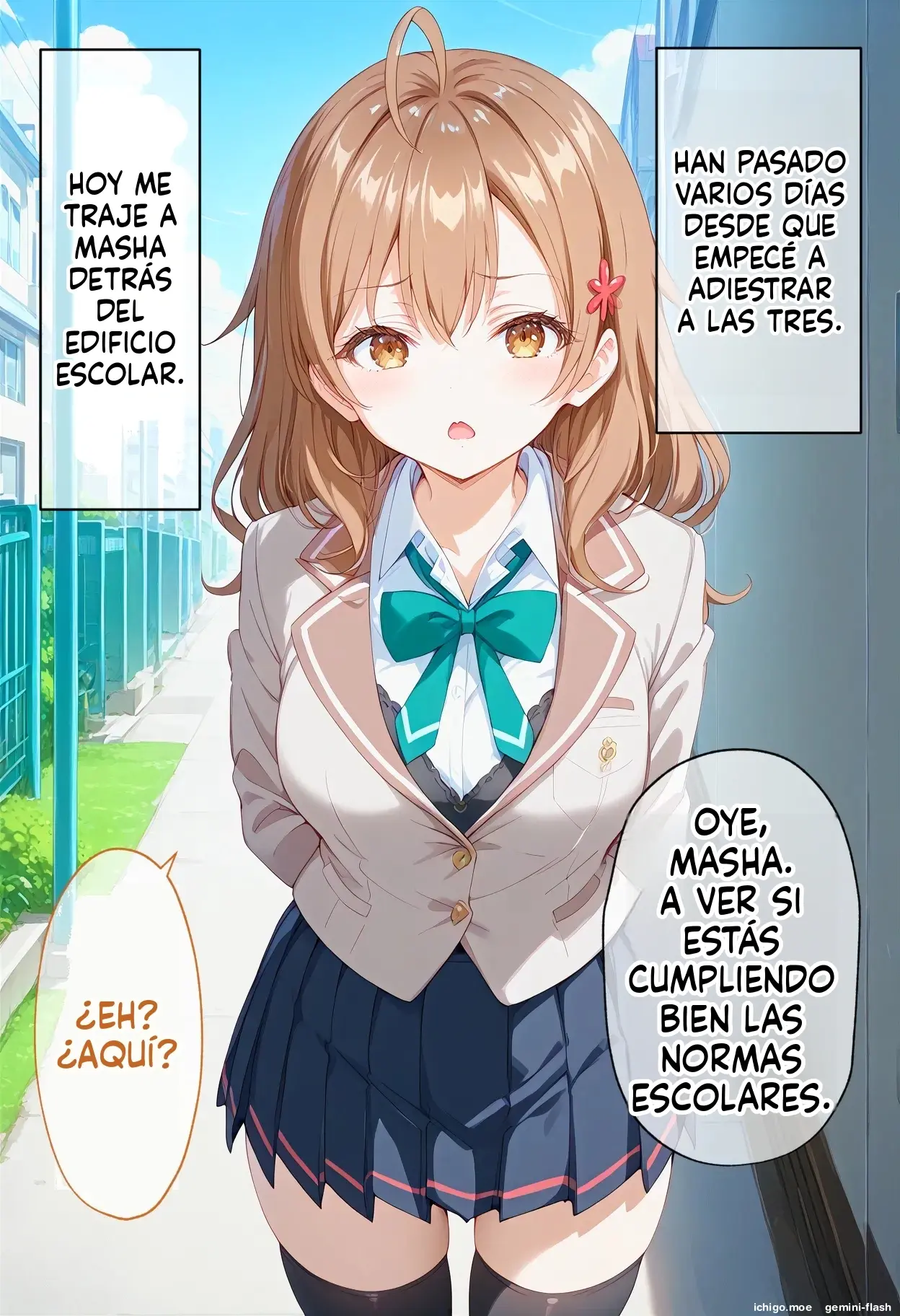Cuii Choukyou Sareta Seito Kai Zenin Netorare Haramase (Spanish) MTL capítulo 1 página 94