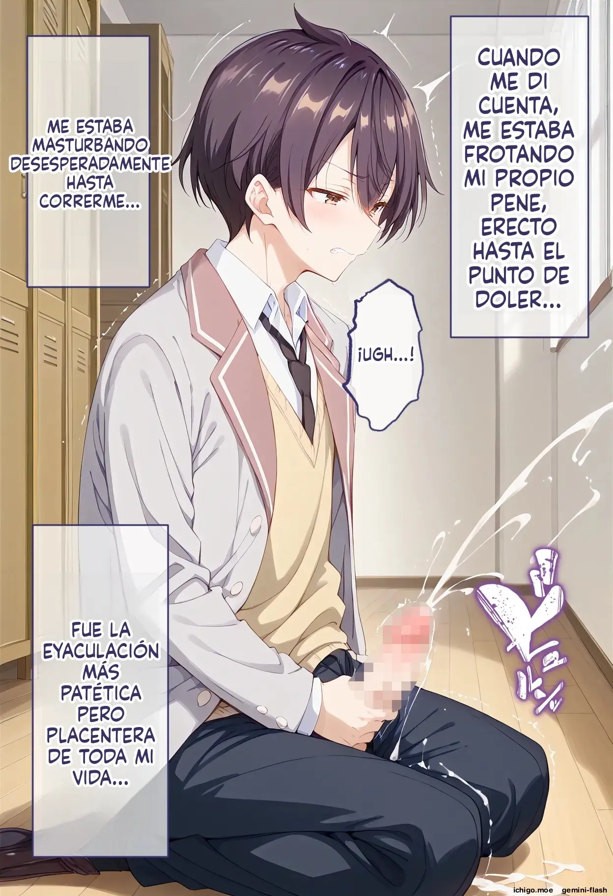 Cuii Choukyou Sareta Seito Kai Zenin Netorare Haramase (Spanish) MTL capítulo 1 página 124