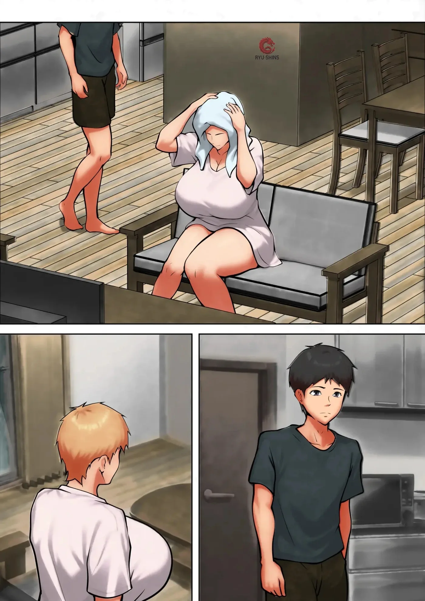 Giri no Oyako ga Doukyou Shitereba Kitto kou 5|El Destino Inevitable de la Convivencia Entre una Madre y su Hijastro 5 capítulo 1 página 7