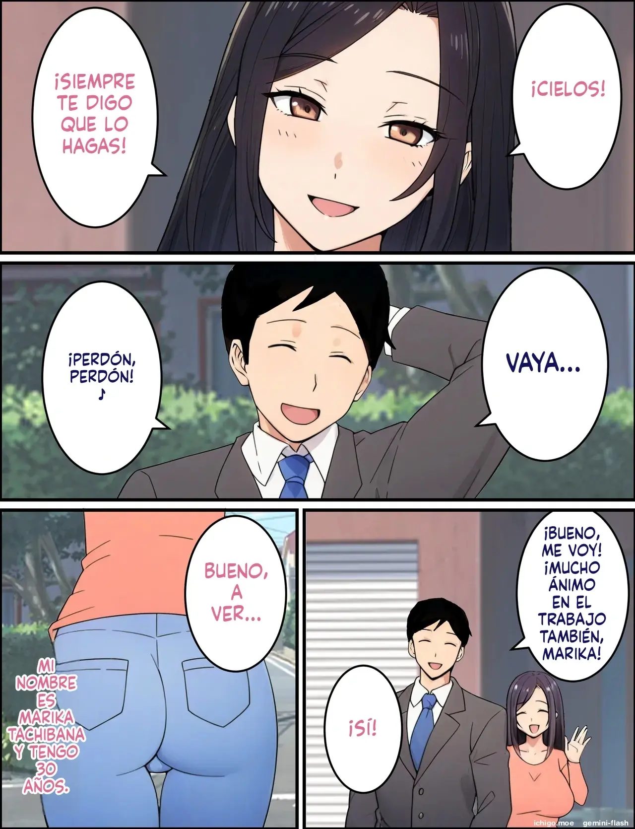 Hitozuma Fukei ~ Tsuyoki na Moto-Yan Onna ga Chinpira ni Netorareru Hanashi (Spanish) MTL capítulo 1 página 4