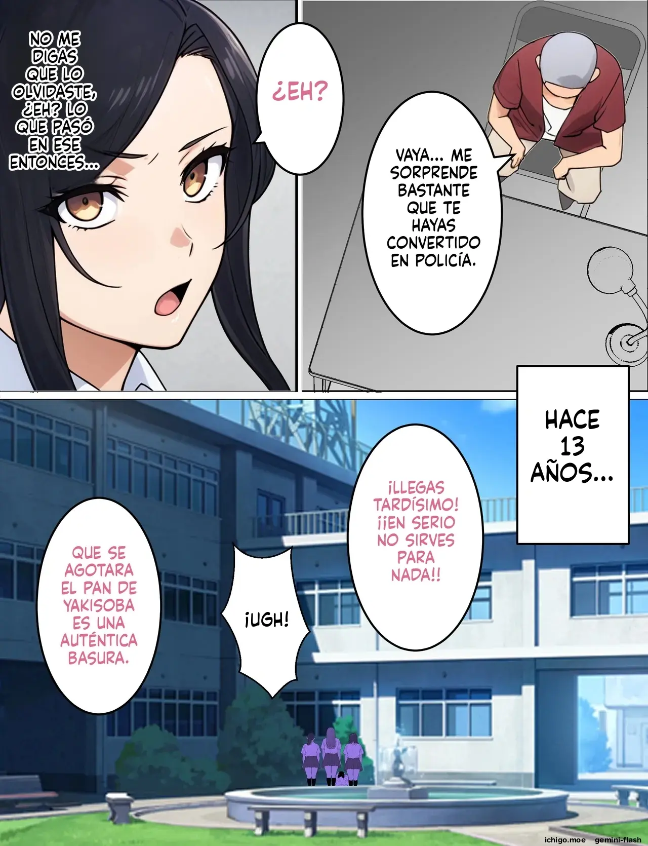 Hitozuma Fukei ~ Tsuyoki na Moto-Yan Onna ga Chinpira ni Netorareru Hanashi (Spanish) MTL capítulo 1 página 9