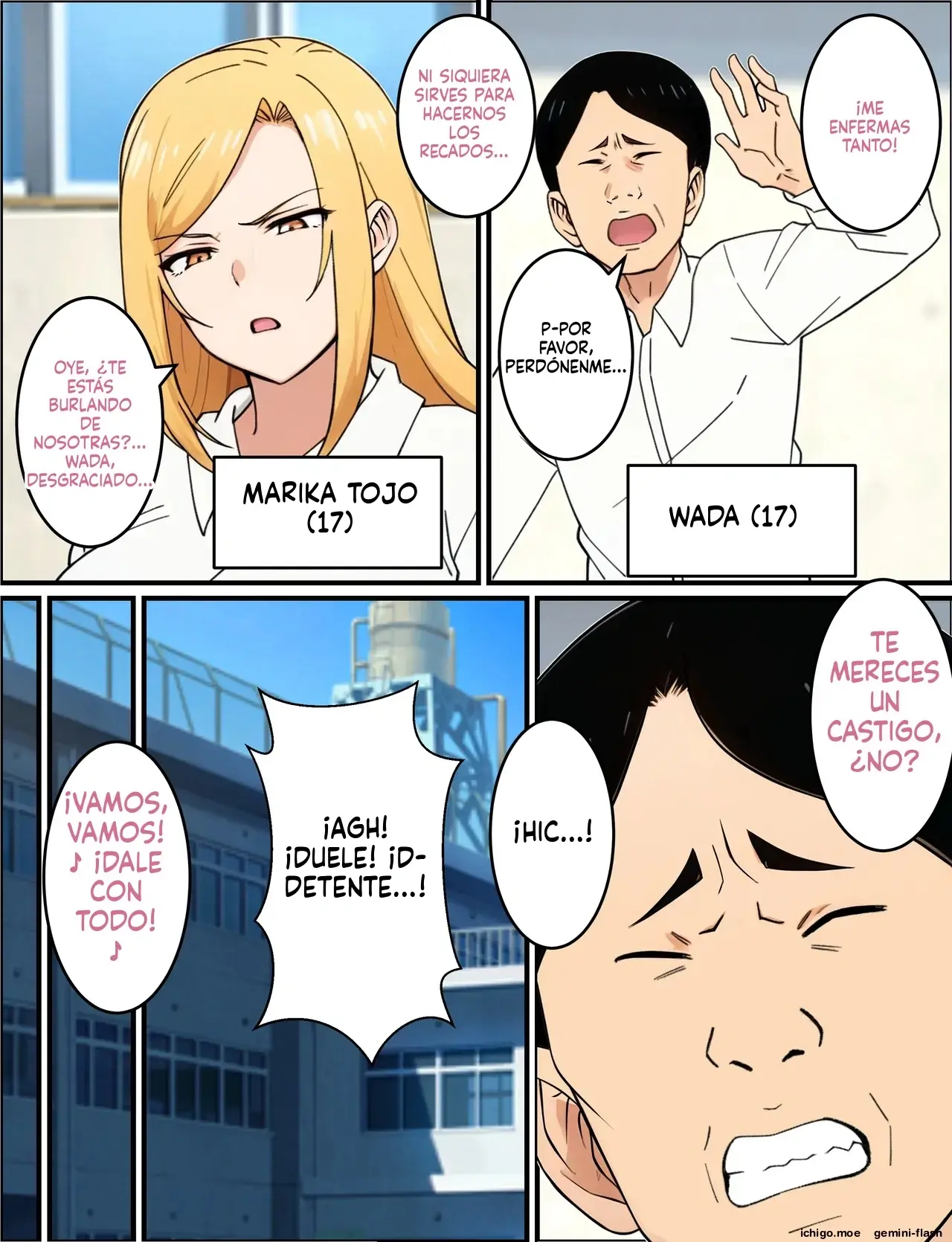 Hitozuma Fukei ~ Tsuyoki na Moto-Yan Onna ga Chinpira ni Netorareru Hanashi (Spanish) MTL capítulo 1 página 10