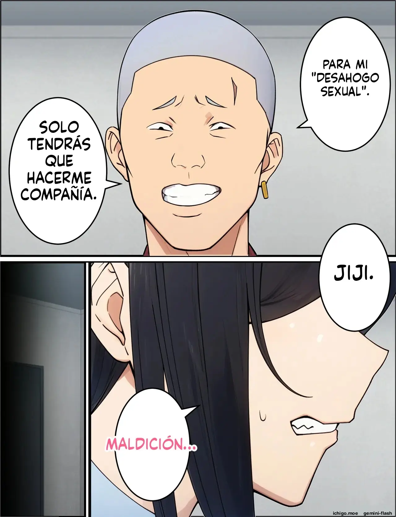 Hitozuma Fukei ~ Tsuyoki na Moto-Yan Onna ga Chinpira ni Netorareru Hanashi (Spanish) MTL capítulo 1 página 16