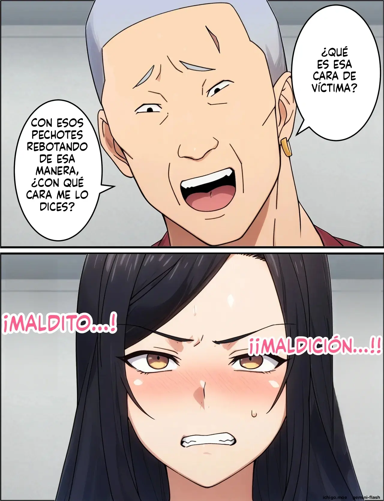 Hitozuma Fukei ~ Tsuyoki na Moto-Yan Onna ga Chinpira ni Netorareru Hanashi (Spanish) MTL capítulo 1 página 18