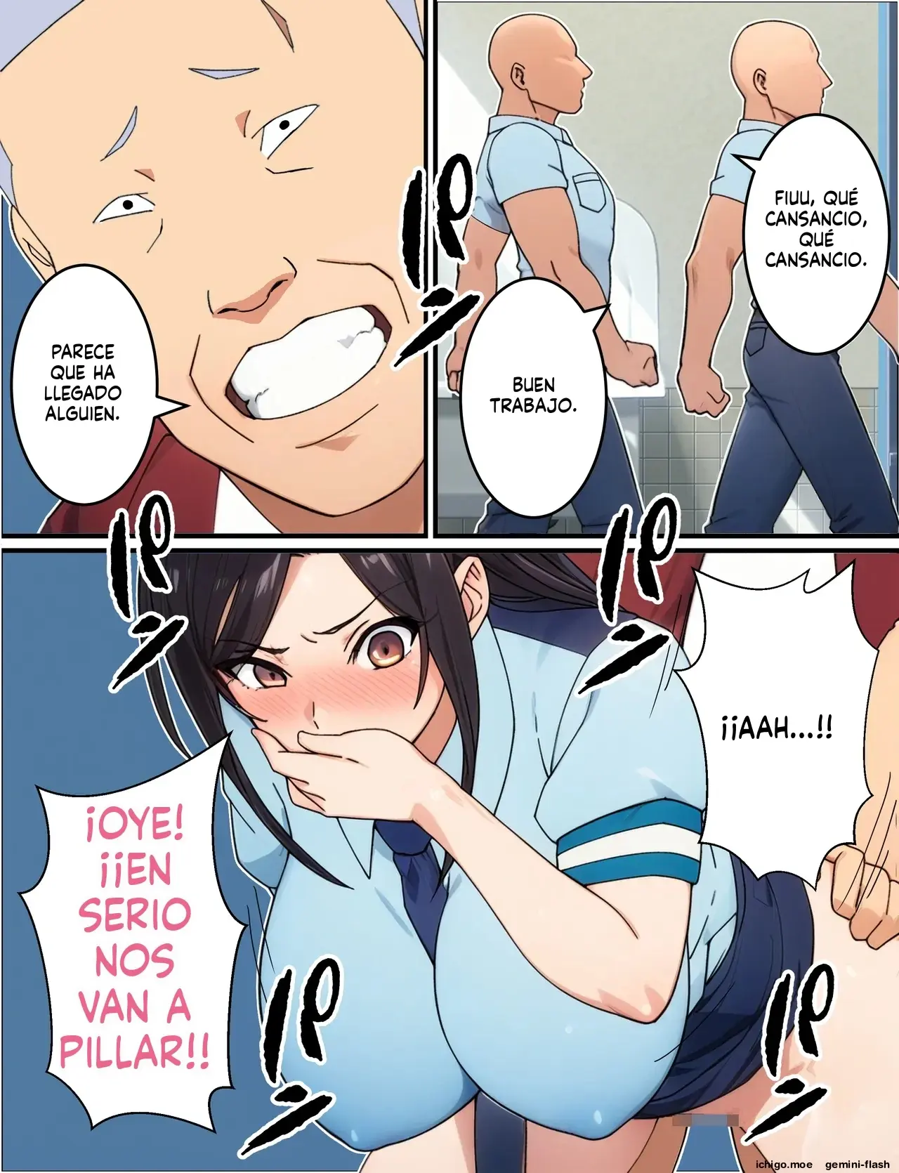 Hitozuma Fukei ~ Tsuyoki na Moto-Yan Onna ga Chinpira ni Netorareru Hanashi (Spanish) MTL capítulo 1 página 33