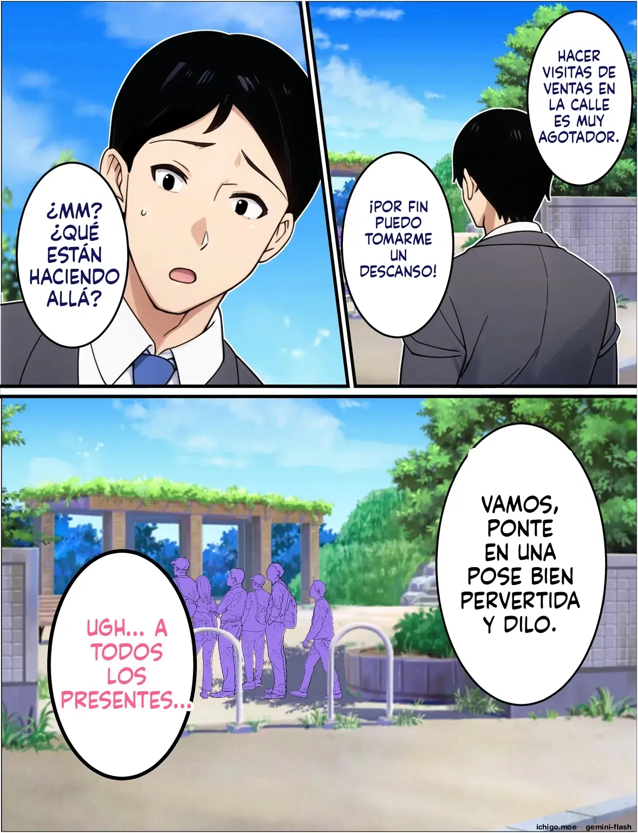 Hitozuma Fukei ~ Tsuyoki na Moto-Yan Onna ga Chinpira ni Netorareru Hanashi (Spanish) MTL capítulo 1 página 63