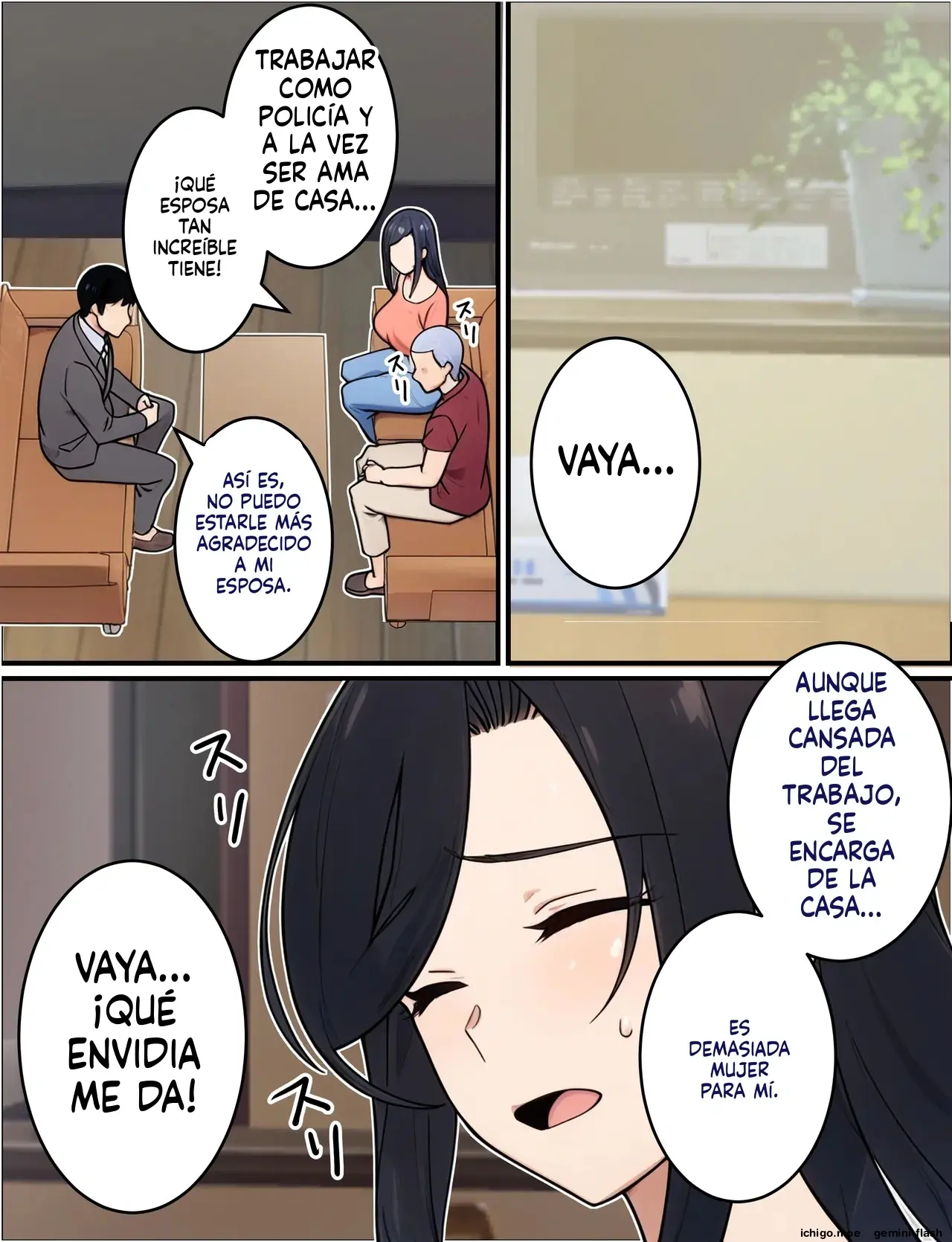 Hitozuma Fukei ~ Tsuyoki na Moto-Yan Onna ga Chinpira ni Netorareru Hanashi (Spanish) MTL capítulo 1 página 79