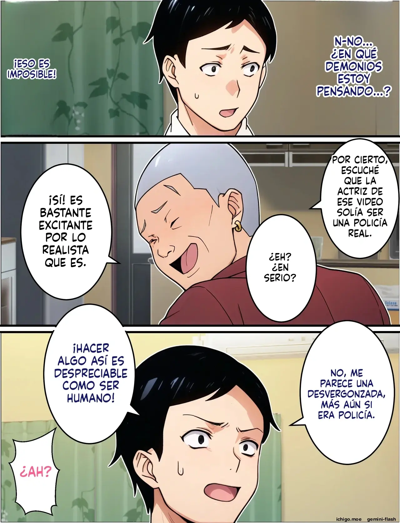 Hitozuma Fukei ~ Tsuyoki na Moto-Yan Onna ga Chinpira ni Netorareru Hanashi (Spanish) MTL capítulo 1 página 94