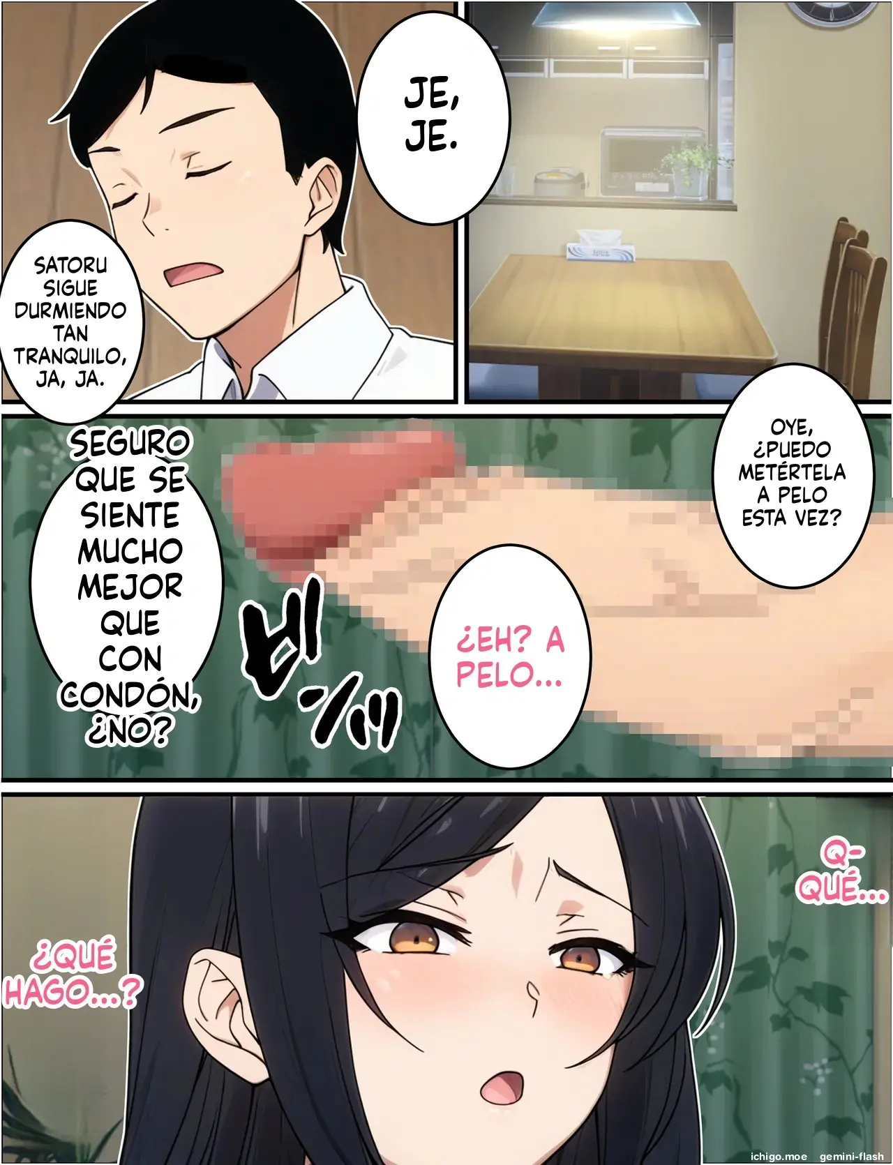 Hitozuma Fukei ~ Tsuyoki na Moto-Yan Onna ga Chinpira ni Netorareru Hanashi (Spanish) MTL capítulo 1 página 107