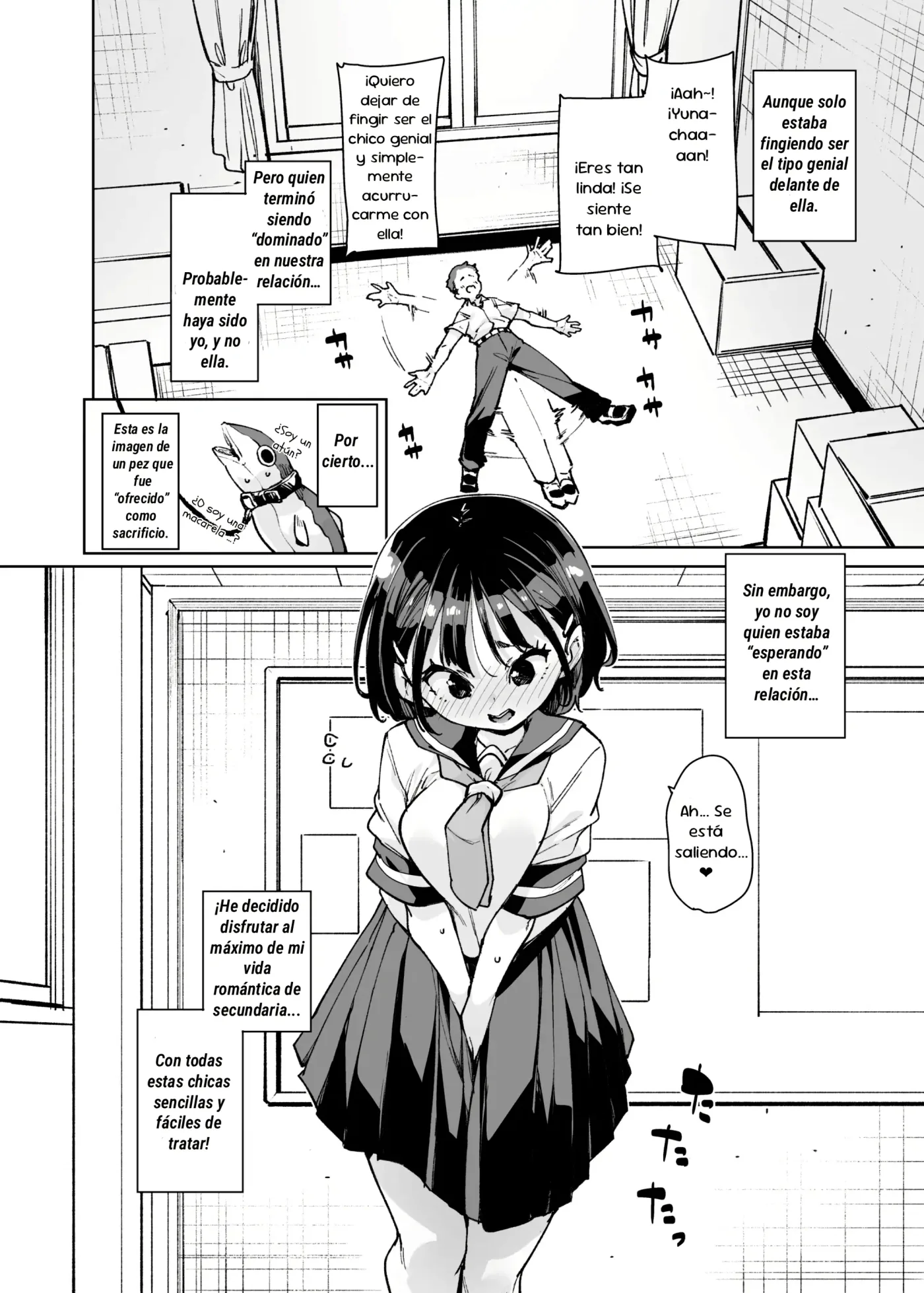 Lookism ga Bakko suru Sekai no Katasumi de Kouhai Jimiko ni PakoPako Tanezuke suru Hanashi|Una Historia Sobre cómo Embarazar a Chicas Simplonas en un Mundo donde la Apariencia lo es Todo capítulo 1 página 11