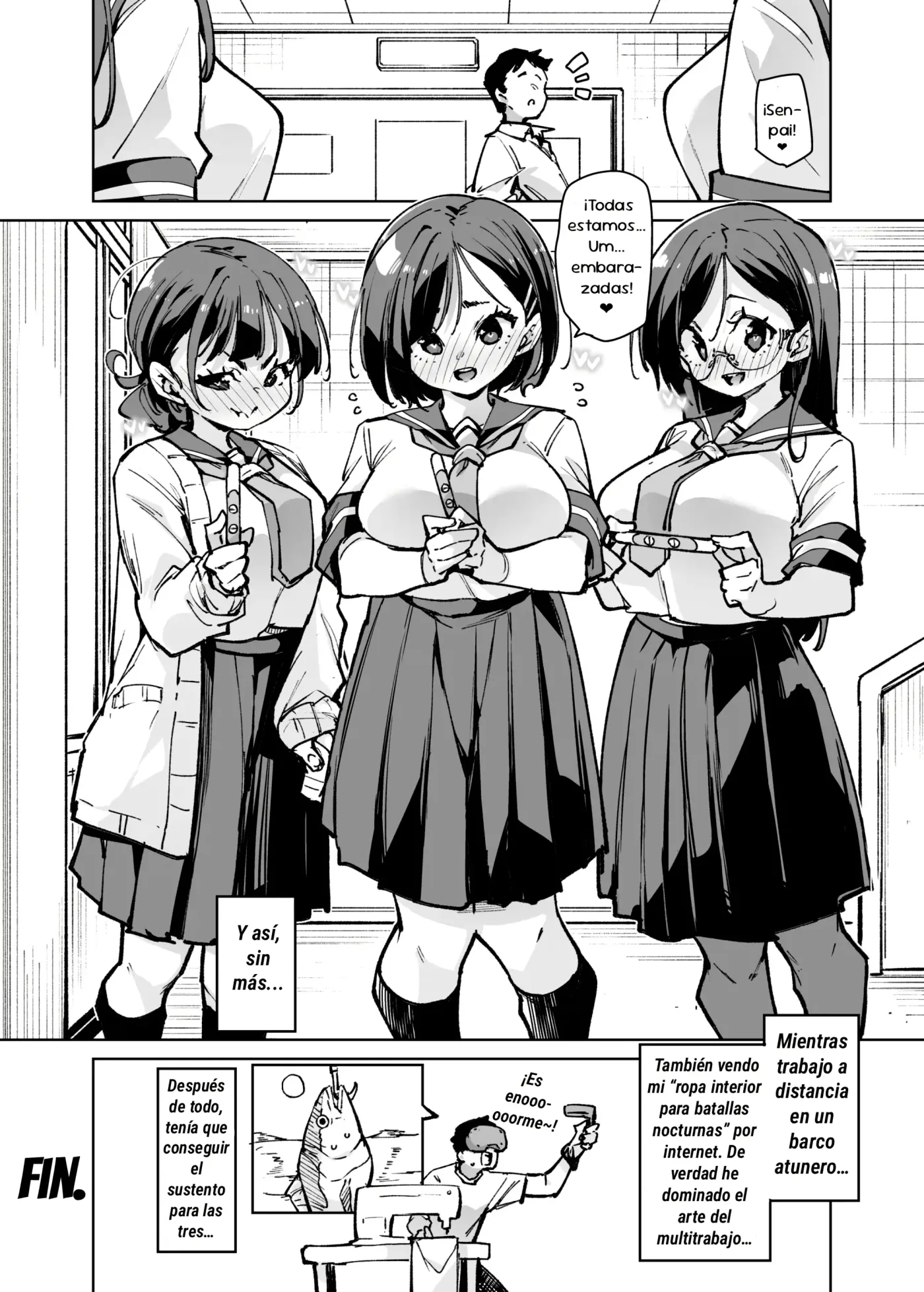Lookism ga Bakko suru Sekai no Katasumi de Kouhai Jimiko ni PakoPako Tanezuke suru Hanashi|Una Historia Sobre cómo Embarazar a Chicas Simplonas en un Mundo donde la Apariencia lo es Todo capítulo 1 página 59