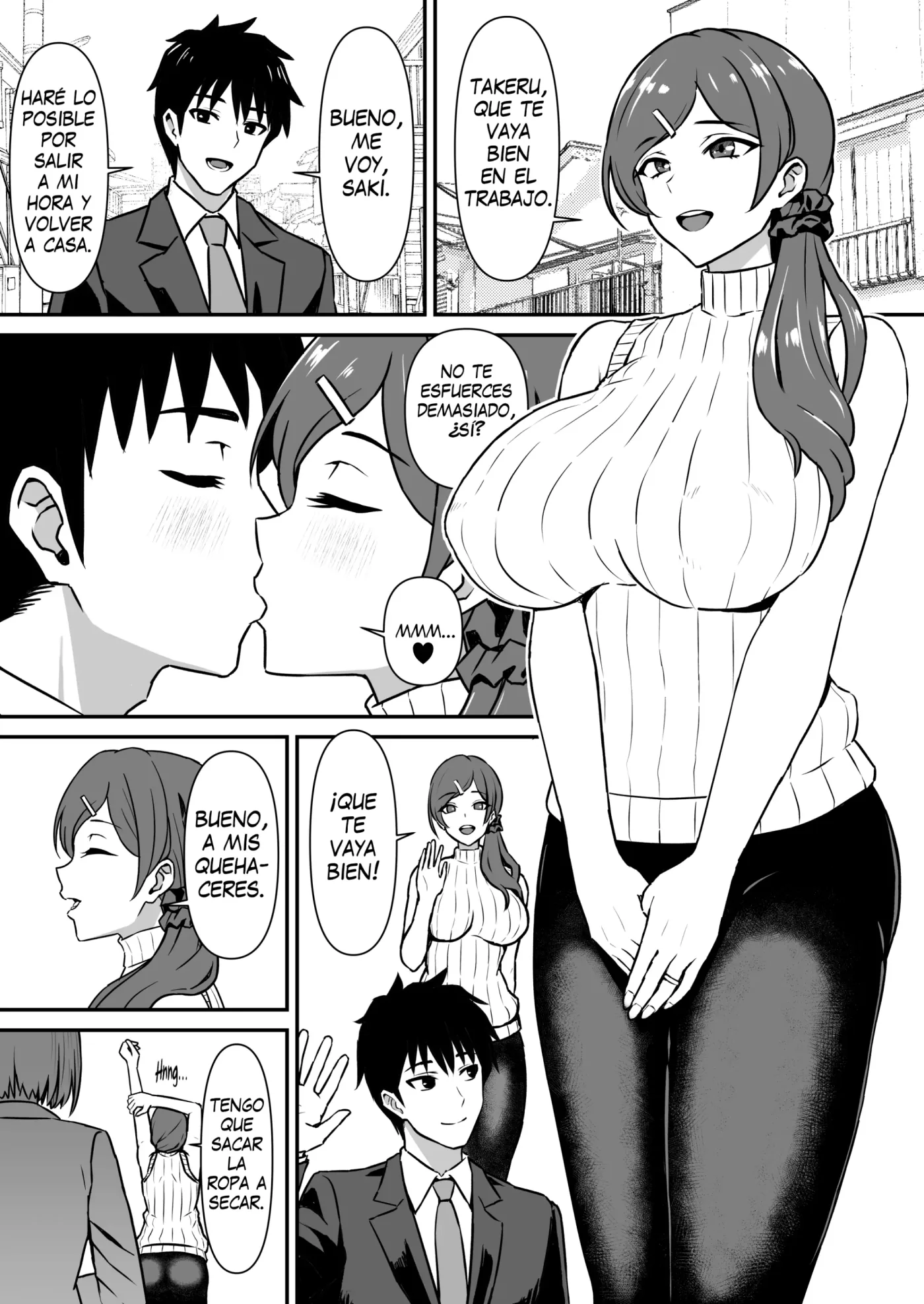 Hitozuma Kairou ~Danna Omoi no Hitozuma wa Saimin de Midara na Fuuzokujou e Kawarihateru~|| Esposa Corrompida capítulo 1 página 2