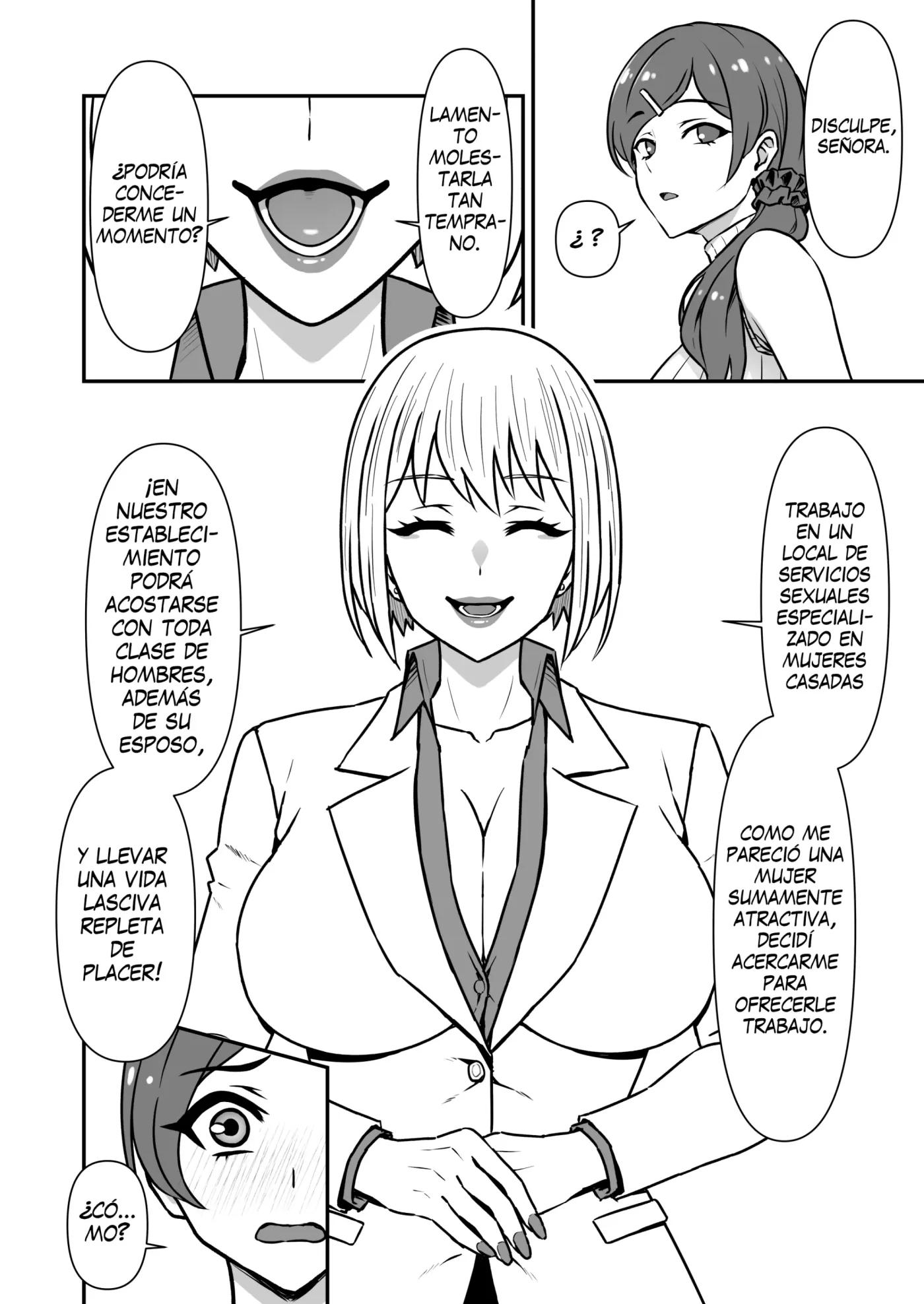 Hitozuma Kairou ~Danna Omoi no Hitozuma wa Saimin de Midara na Fuuzokujou e Kawarihateru~|| Esposa Corrompida capítulo 1 página 3