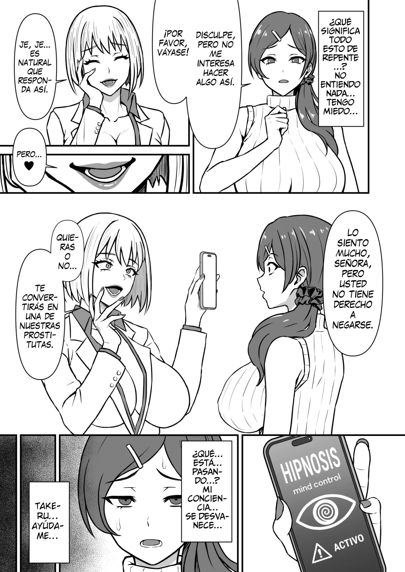 Hitozuma Kairou ~Danna Omoi no Hitozuma wa Saimin de Midara na Fuuzokujou e Kawarihateru~|| Esposa Corrompida capítulo 1 página 4