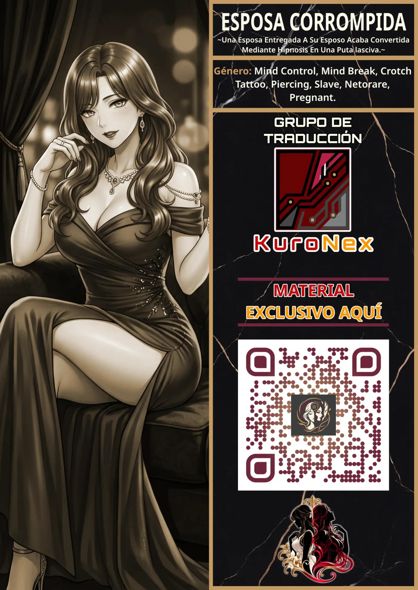 Hitozuma Kairou ~Danna Omoi no Hitozuma wa Saimin de Midara na Fuuzokujou e Kawarihateru~|| Esposa Corrompida capítulo 1 página 36