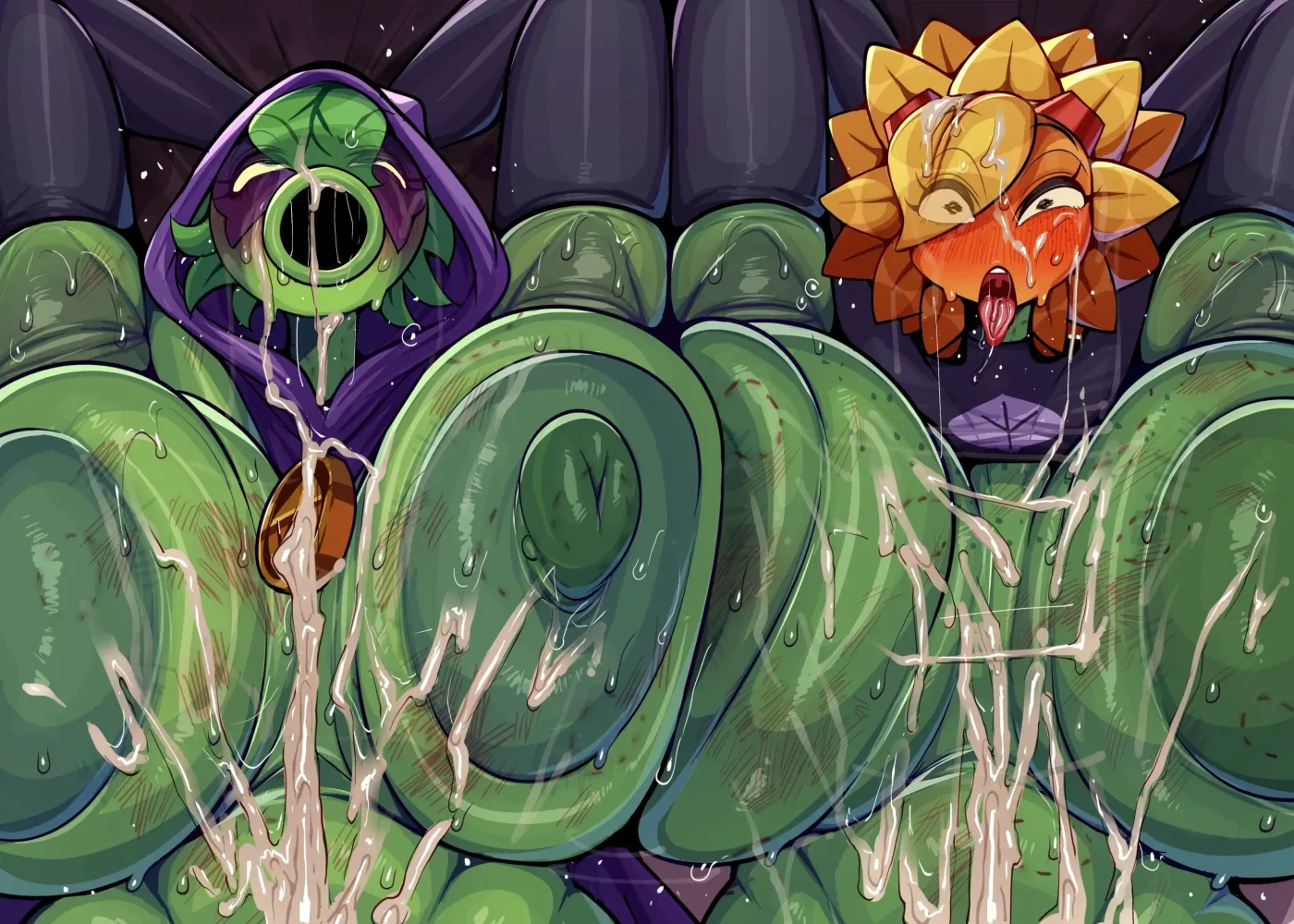 Garabato de PVZ 🥵😈💚 capítulo 1 página 23