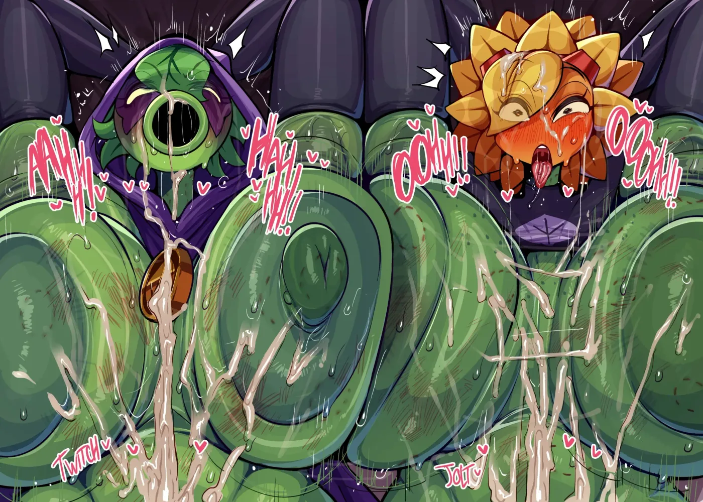 Garabato de PVZ 🥵😈💚 capítulo 1 página 25