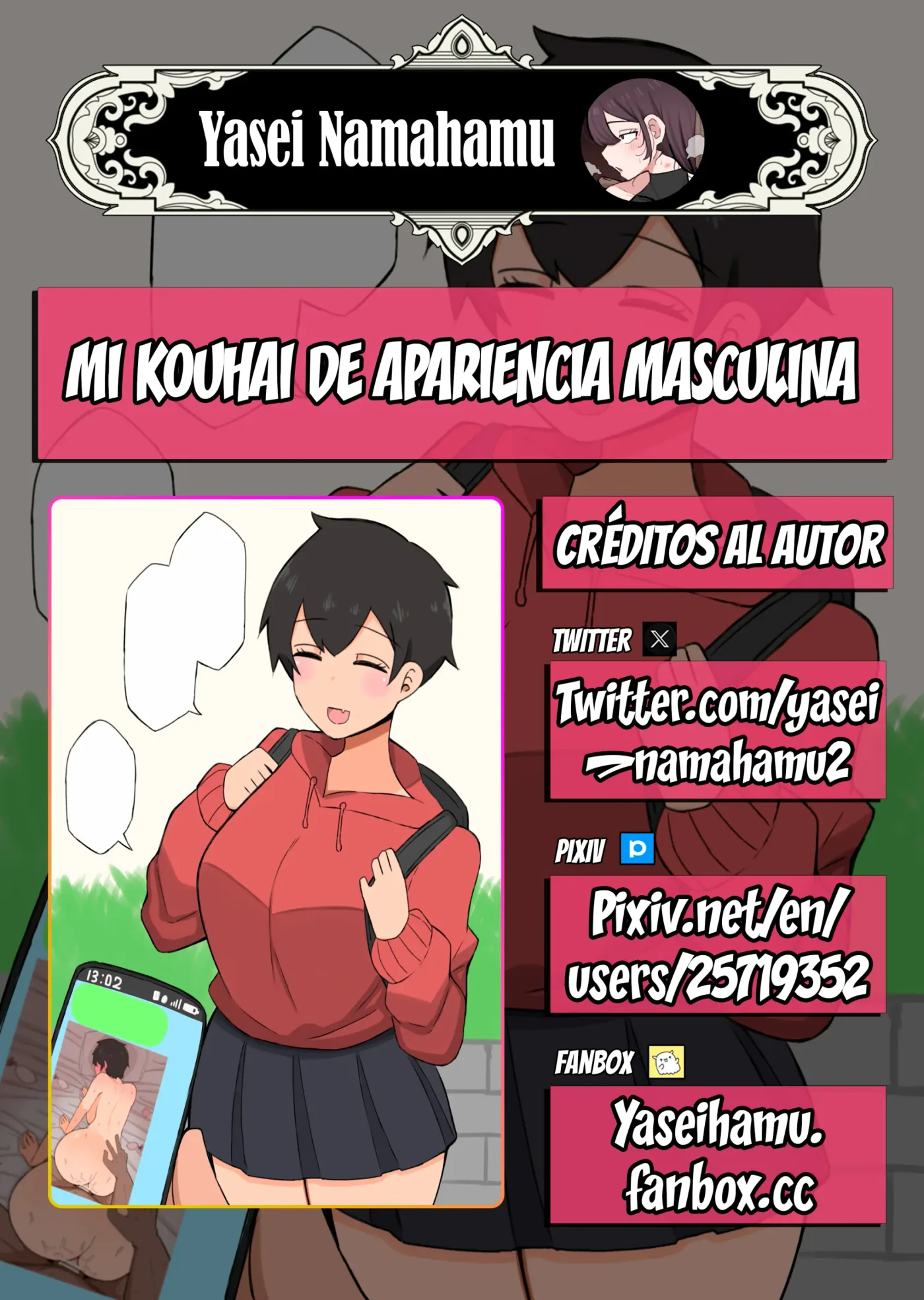 Mi kouhai de apariencia masculina capítulo 1 página 2