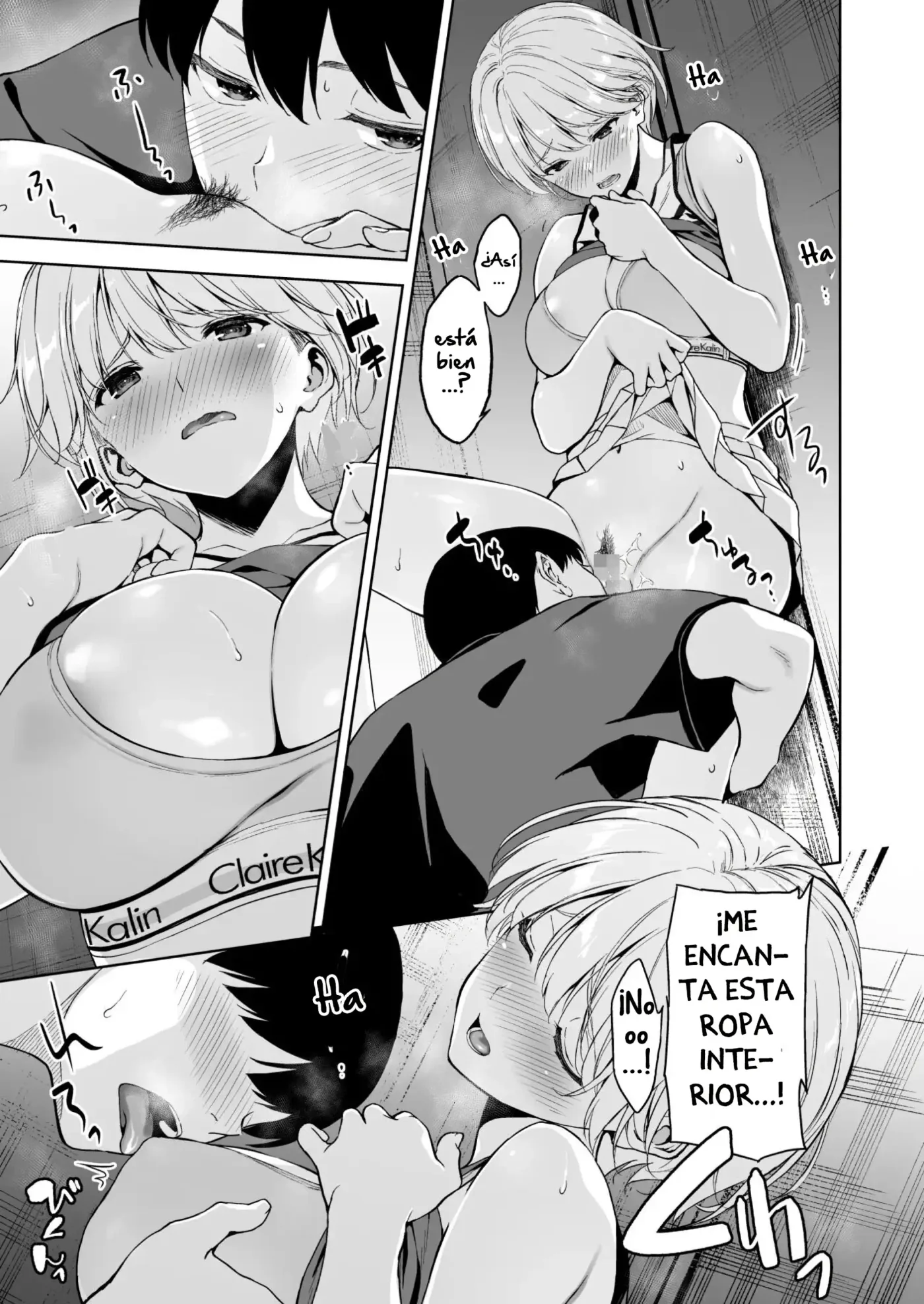 Binyuu no Kanojo ga Iru no ni Taisoubu no Bakunyuu ga Sasottekuru|Tengo una novia con unos pechos preciosos, pero la chica con pechos grandes del club de gimnasia me está tentando capítulo 1 página 14