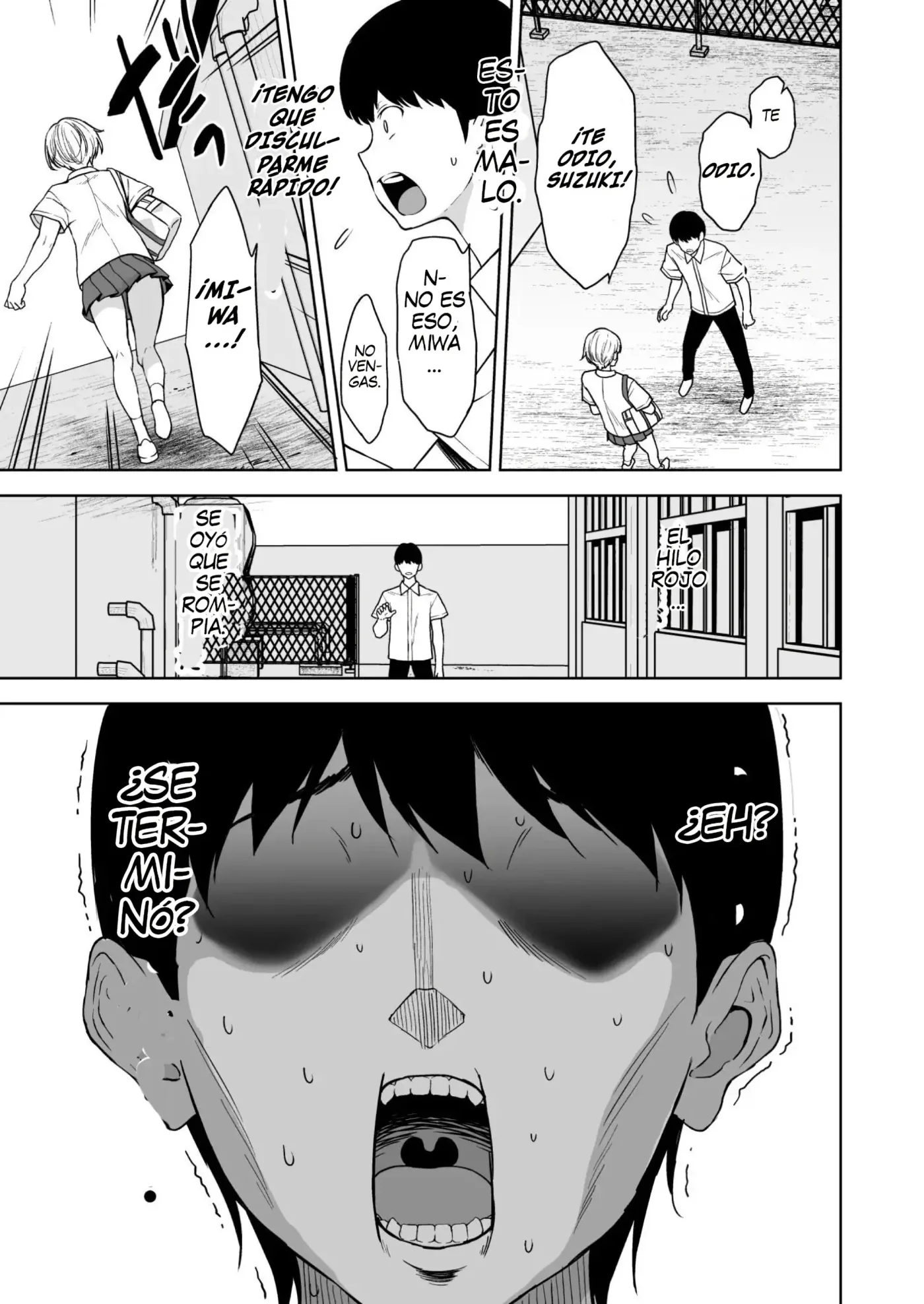 Binyuu no Kanojo ga Iru no ni Taisoubu no Bakunyuu ga Sasottekuru|Tengo una novia con unos pechos preciosos, pero la chica con pechos grandes del club de gimnasia me está tentando capítulo 1 página 42