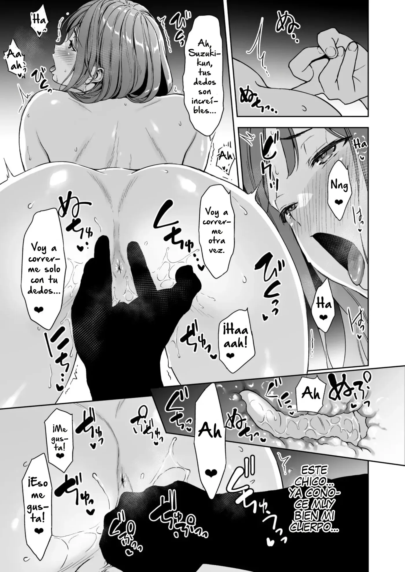 Binyuu no Kanojo ga Iru no ni Taisoubu no Bakunyuu ga Sasottekuru|Tengo una novia con unos pechos preciosos, pero la chica con pechos grandes del club de gimnasia me está tentando capítulo 1 página 52