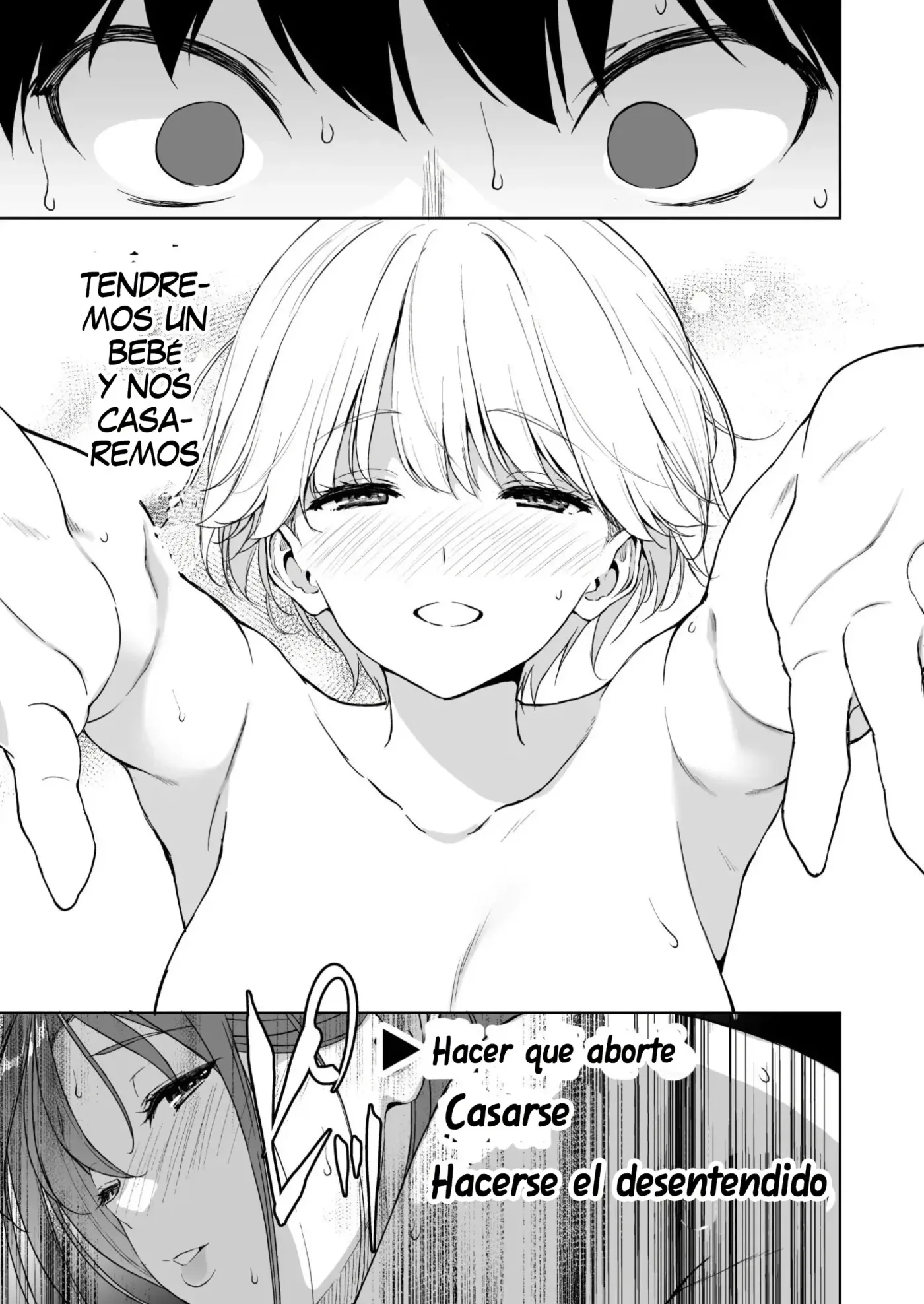 Binyuu no Kanojo ga Iru no ni Taisoubu no Bakunyuu ga Sasottekuru|Tengo una novia con unos pechos preciosos, pero la chica con pechos grandes del club de gimnasia me está tentando capítulo 1 página 74