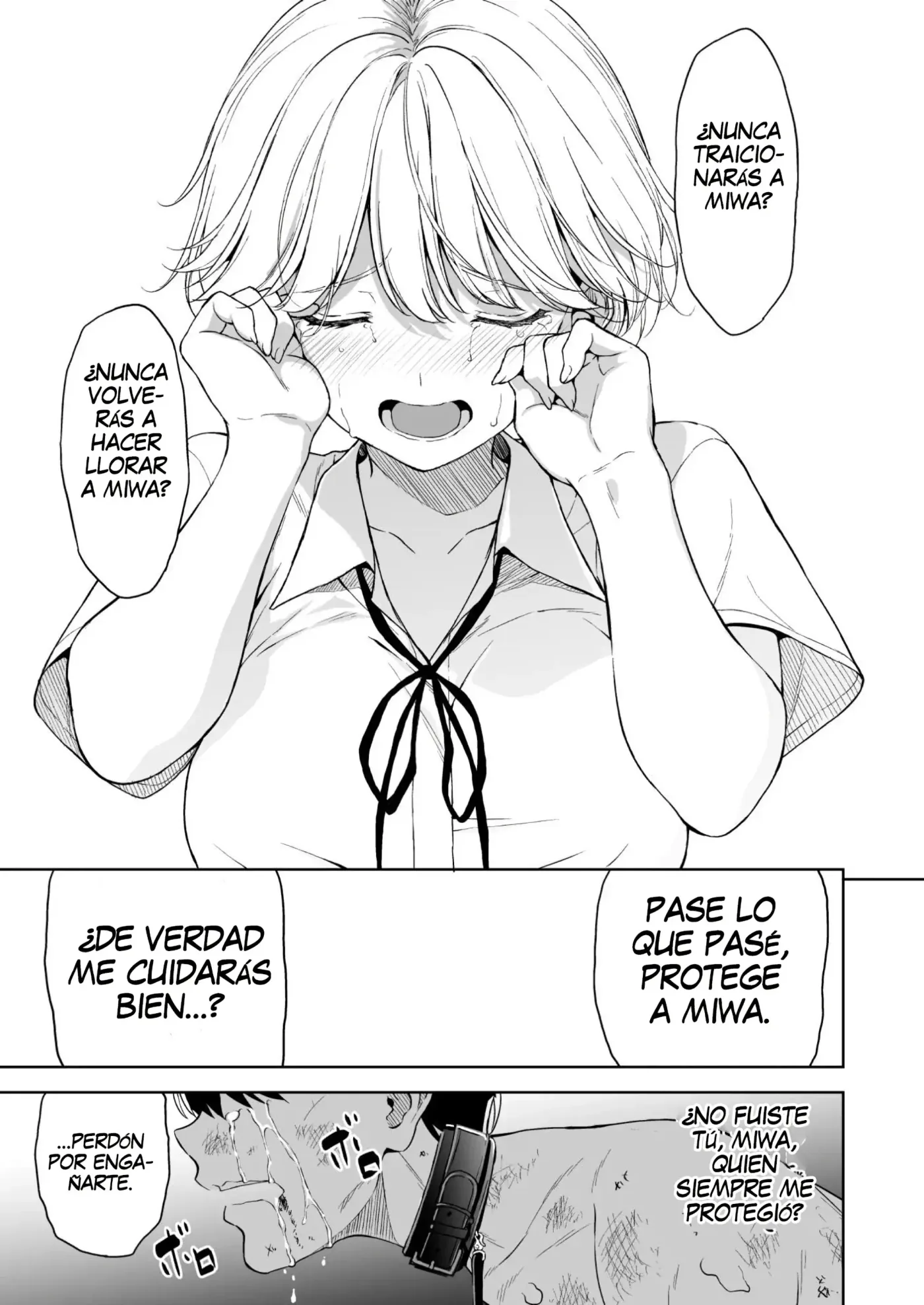 Binyuu no Kanojo ga Iru no ni Taisoubu no Bakunyuu ga Sasottekuru|Tengo una novia con unos pechos preciosos, pero la chica con pechos grandes del club de gimnasia me está tentando capítulo 1 página 94