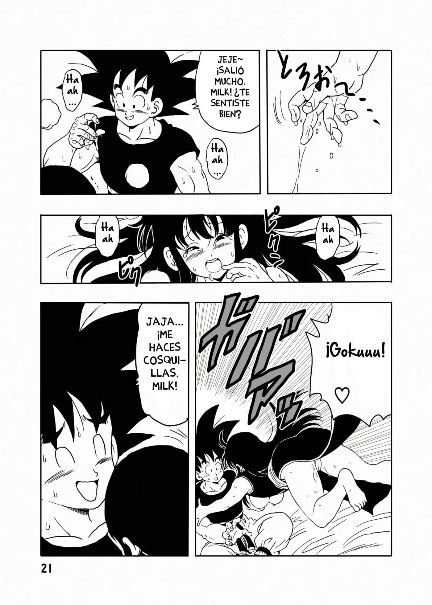 Chichi to Gokuu｜Milk y Gokú capítulo 1 página 22