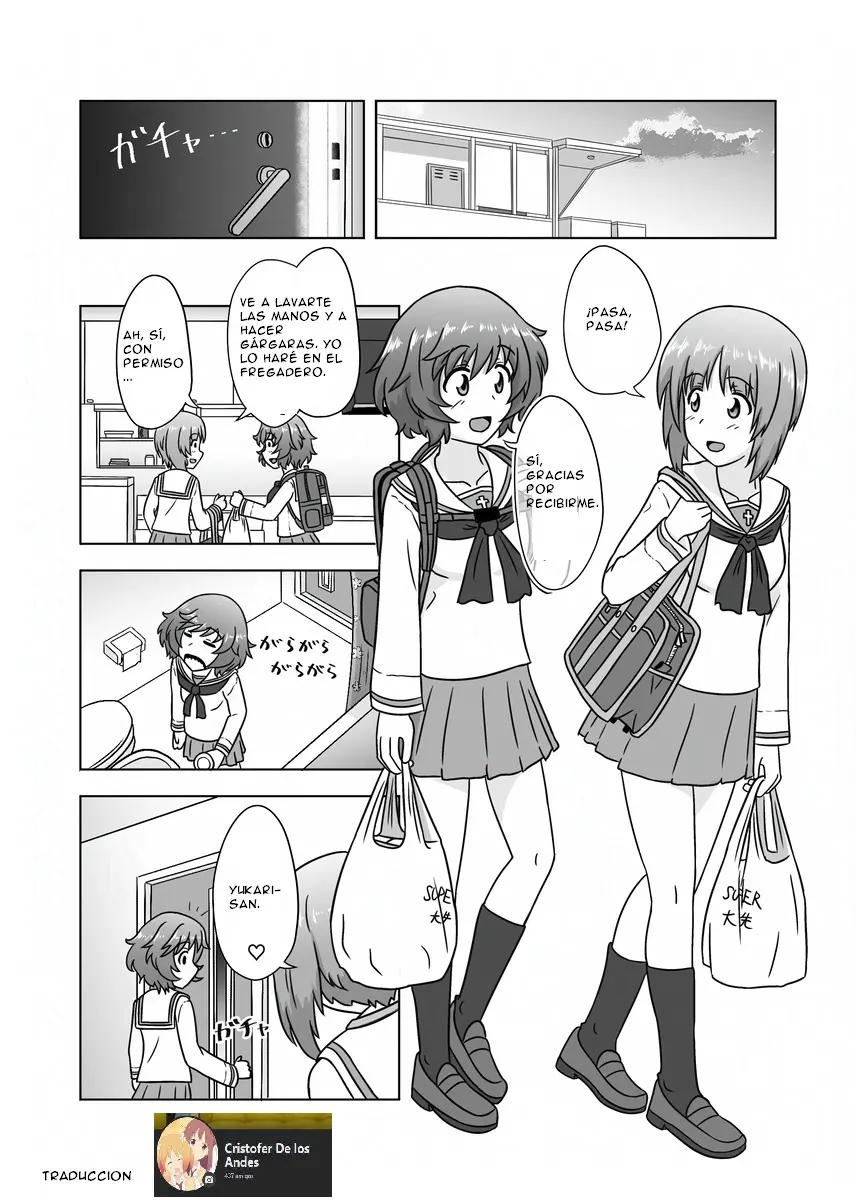 Miho/Yukari yuri erotic manga: "Nothing but Fun Times" capítulo 1 página 1
