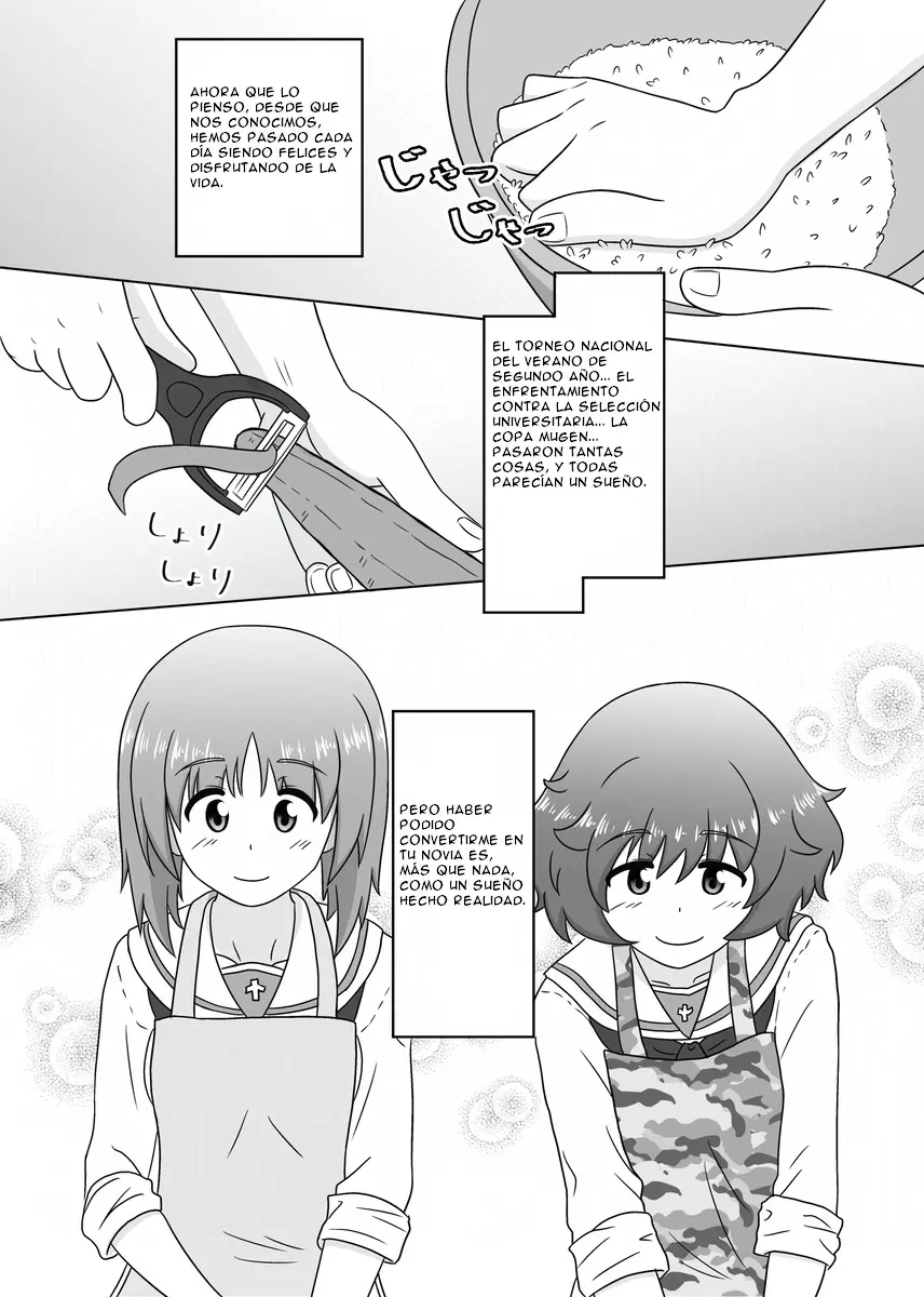 Miho/Yukari yuri erotic manga: "Nothing but Fun Times" capítulo 1 página 3