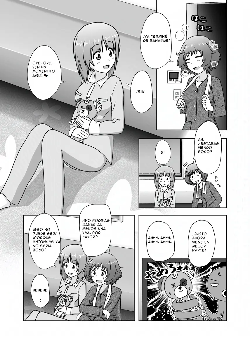 Miho/Yukari yuri erotic manga: "Nothing but Fun Times" capítulo 1 página 6