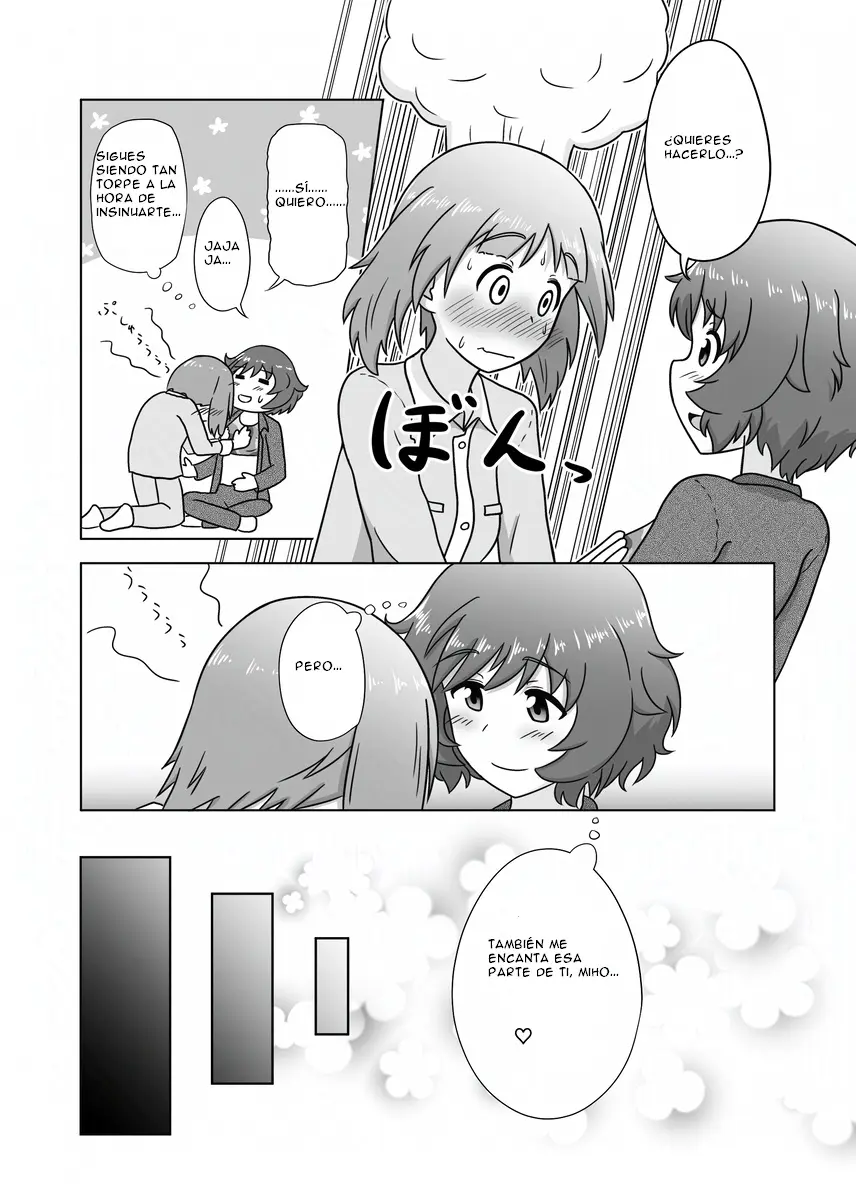 Miho/Yukari yuri erotic manga: "Nothing but Fun Times" capítulo 1 página 10