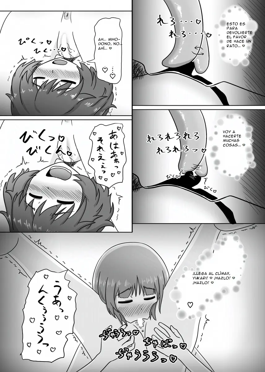 Miho/Yukari yuri erotic manga: "Nothing but Fun Times" capítulo 1 página 19