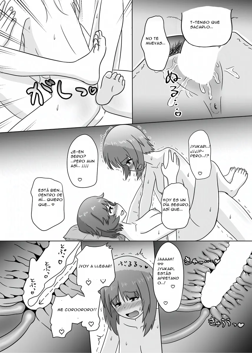 Miho/Yukari yuri erotic manga: "Nothing but Fun Times" capítulo 1 página 28