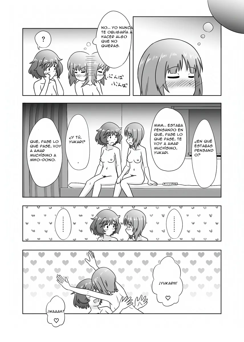 Miho/Yukari yuri erotic manga: "Nothing but Fun Times" capítulo 1 página 36