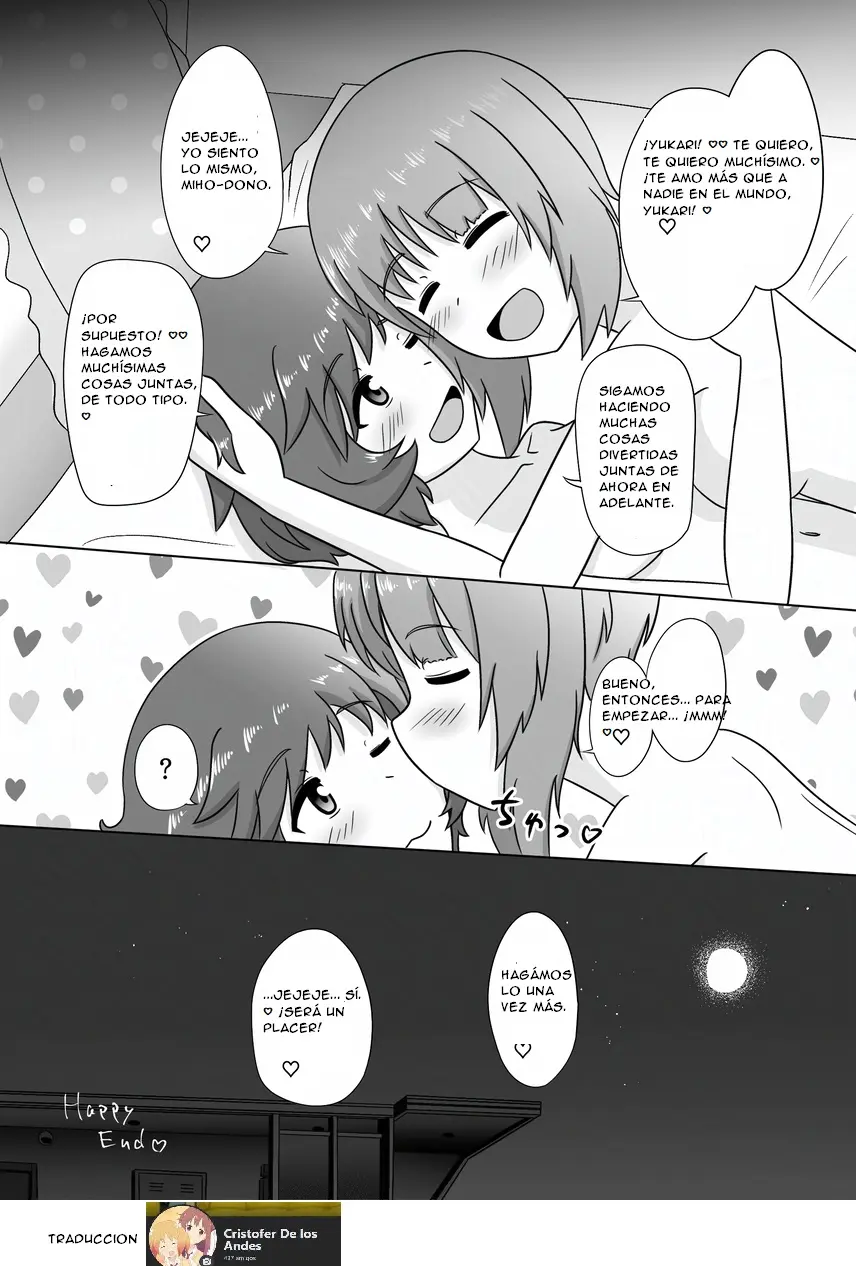 Miho/Yukari yuri erotic manga: "Nothing but Fun Times" capítulo 1 página 37