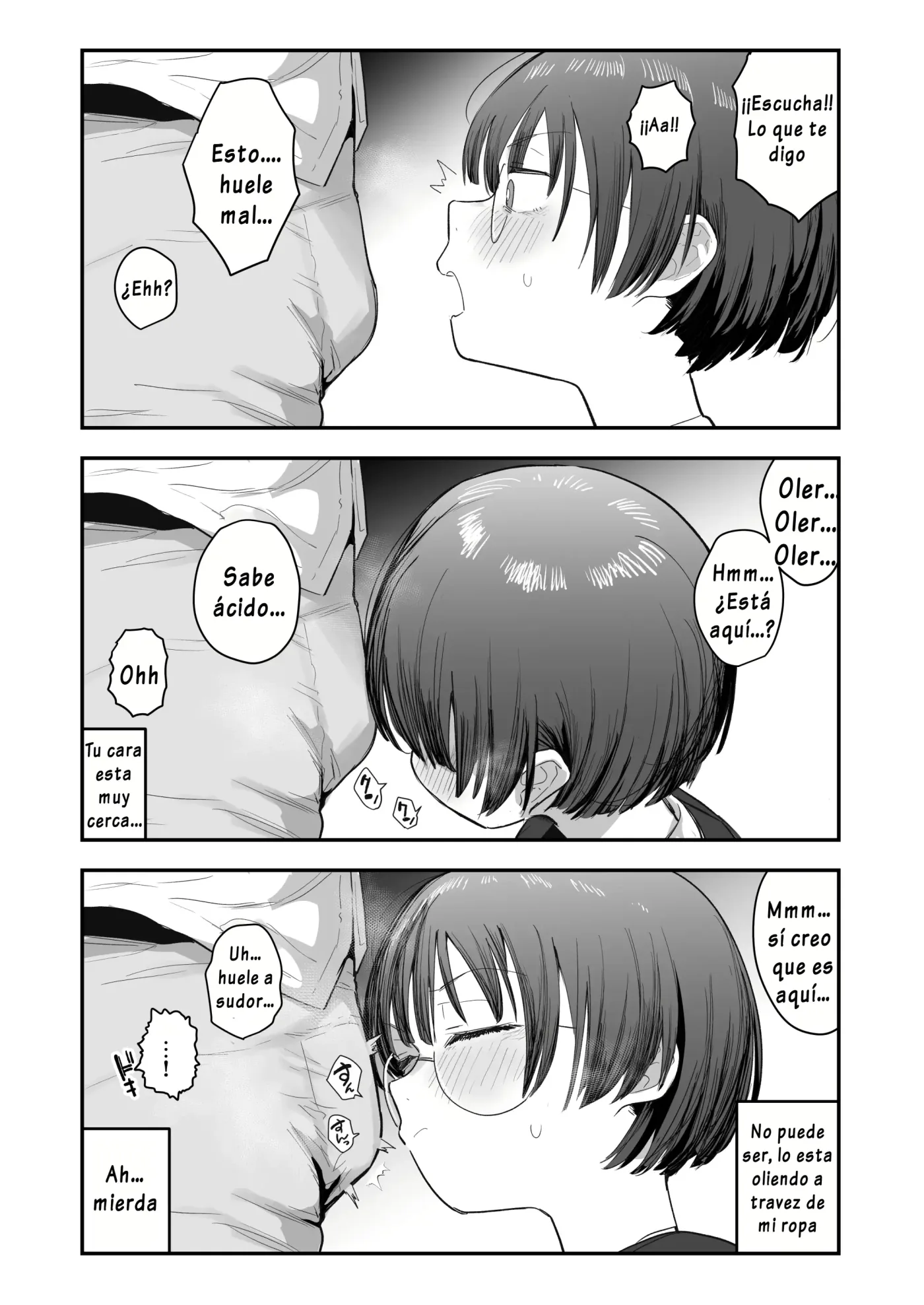 Bokutachi, Seiheki Friend. ~Onna Tomodachi no Aidokusho wa Ore no Daisuki na "Chin Kagi Ero Manga" deshita~｜Amigos de Fetichistas ~El Manga Favorito de mi Amiga Resultó ser del "Género Erótico Sobre oler Penes" que Tanto me Gusta~ capítulo 1 página 11
