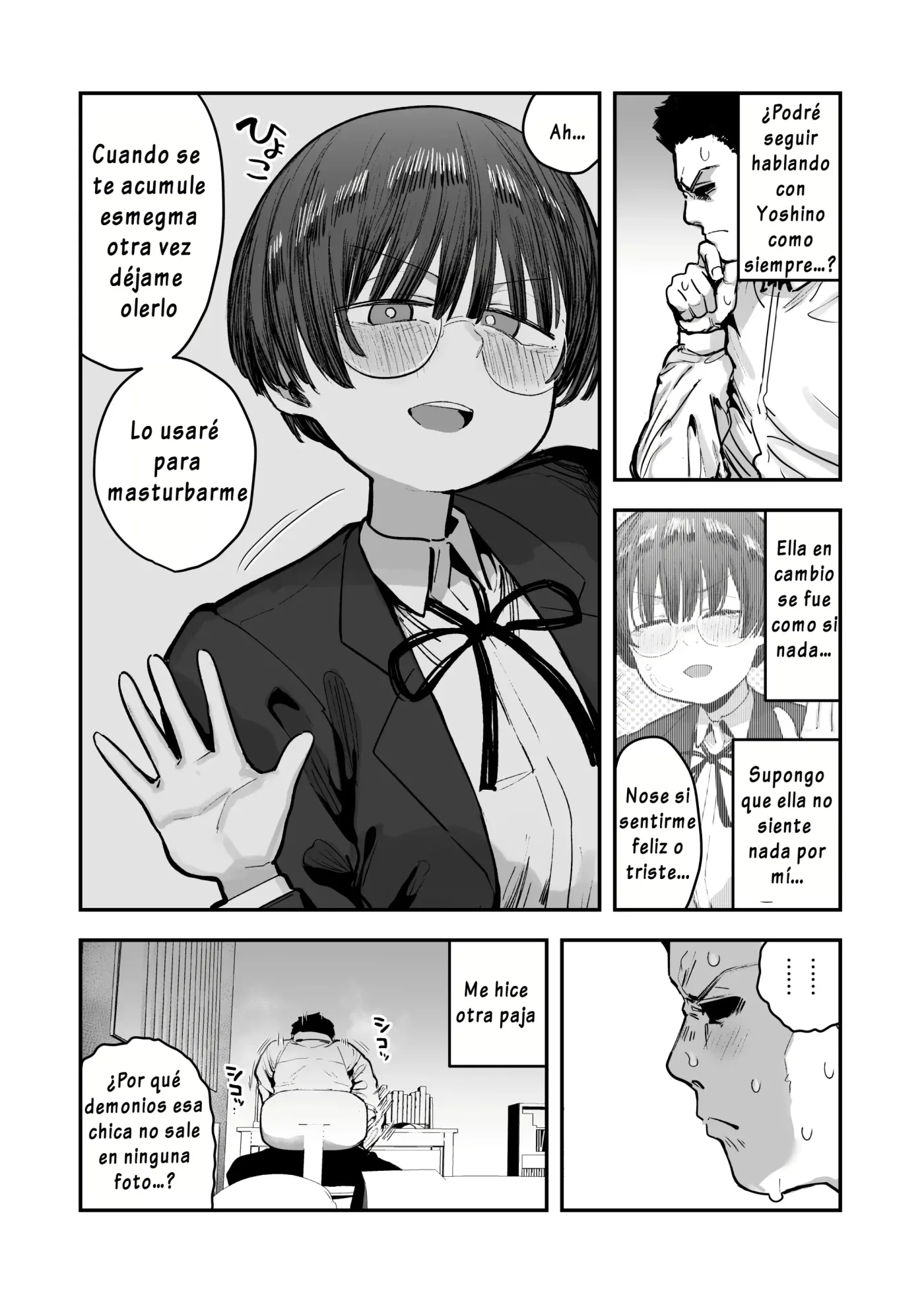 Bokutachi, Seiheki Friend. ~Onna Tomodachi no Aidokusho wa Ore no Daisuki na "Chin Kagi Ero Manga" deshita~｜Amigos de Fetichistas ~El Manga Favorito de mi Amiga Resultó ser del "Género Erótico Sobre oler Penes" que Tanto me Gusta~ capítulo 1 página 28
