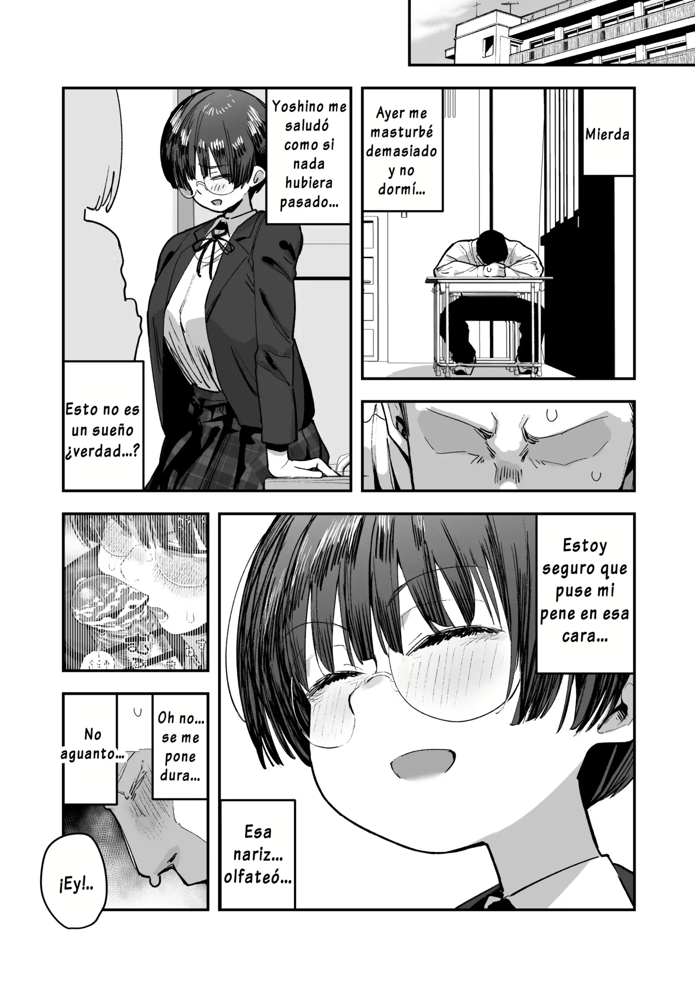 Bokutachi, Seiheki Friend. ~Onna Tomodachi no Aidokusho wa Ore no Daisuki na "Chin Kagi Ero Manga" deshita~｜Amigos de Fetichistas ~El Manga Favorito de mi Amiga Resultó ser del "Género Erótico Sobre oler Penes" que Tanto me Gusta~ capítulo 1 página 29