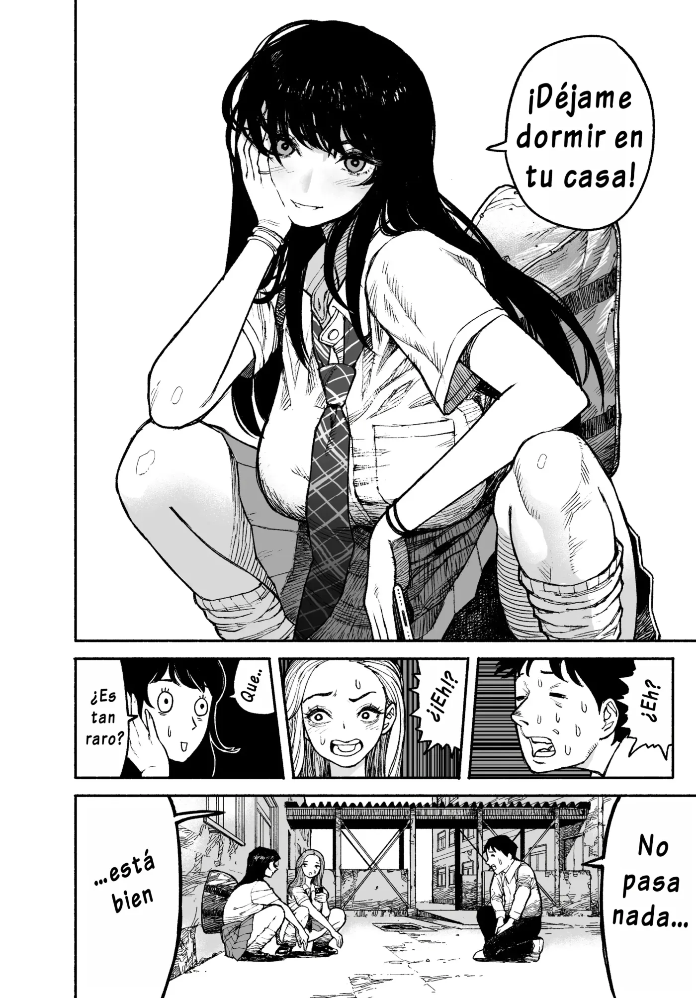 Gyaru ga Tomari ni Kita node Nakadashi Hachi Sasete Moratta Hanashi.|Una Gyaru Vino a Pasar la Noche y Acabé Dentro de Ella. capítulo 1 página 6