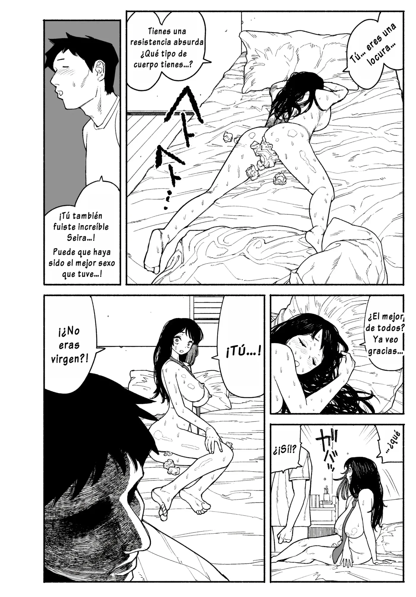 Gyaru ga Tomari ni Kita node Nakadashi Hachi Sasete Moratta Hanashi.|Una Gyaru Vino a Pasar la Noche y Acabé Dentro de Ella. capítulo 1 página 46