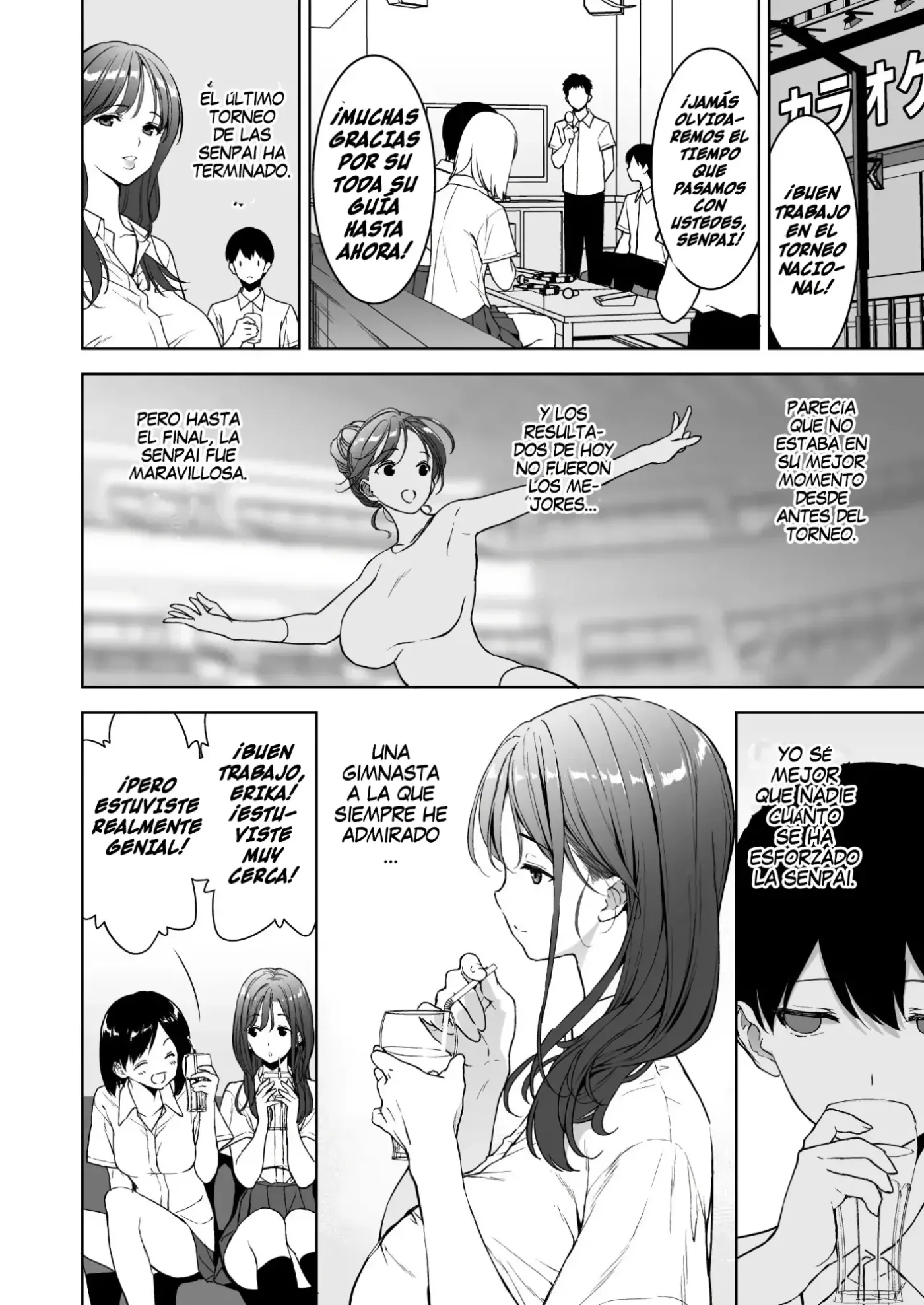 Binyuu no Kanojo ga Iru no ni Taisoubu no Bakunyuu ga Sasottekuru｜Tengo una novia con unos pechos preciosos, pero la chica con pechos grandes del club de gimnasia me está tentando capítulo 1 página 47