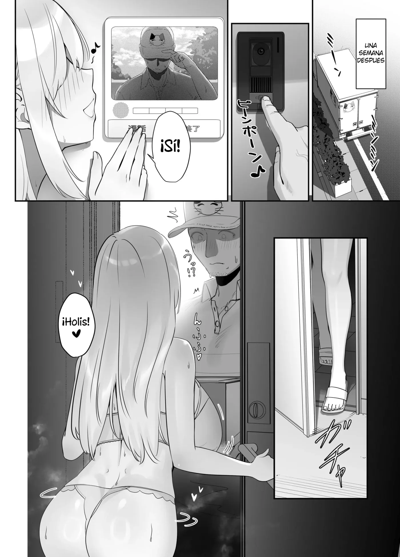 Haitatsusaki no Nagachichi Onee-san ga Ero Sugiru|La chica tetona que salió a recbir su pedido estaba bien sexy capítulo 1 página 28