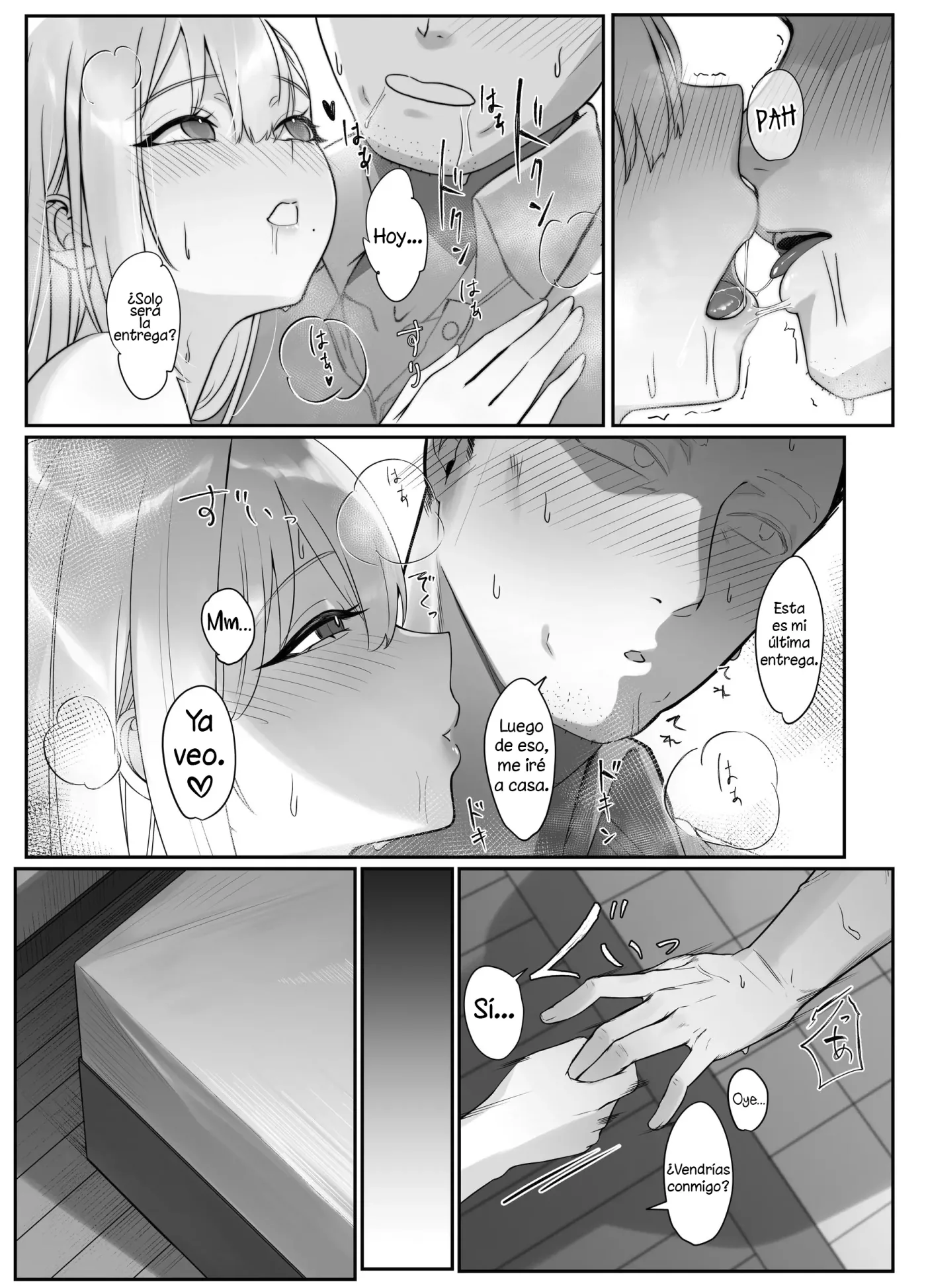 Haitatsusaki no Nagachichi Onee-san ga Ero Sugiru|La chica tetona que salió a recbir su pedido estaba bien sexy capítulo 1 página 31