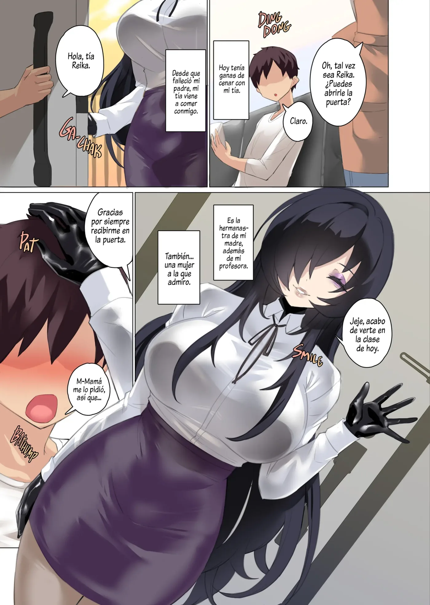 Daisuki na Akogare no Bijin Oba-san wa Boku no Chichi ga Choukyou Zumi deshita｜Mi Hermosa Tía, a la que Adoraba y Admiraba, era una Esclava Sexual ya Entrenada por mi Padre capítulo 1 página 2